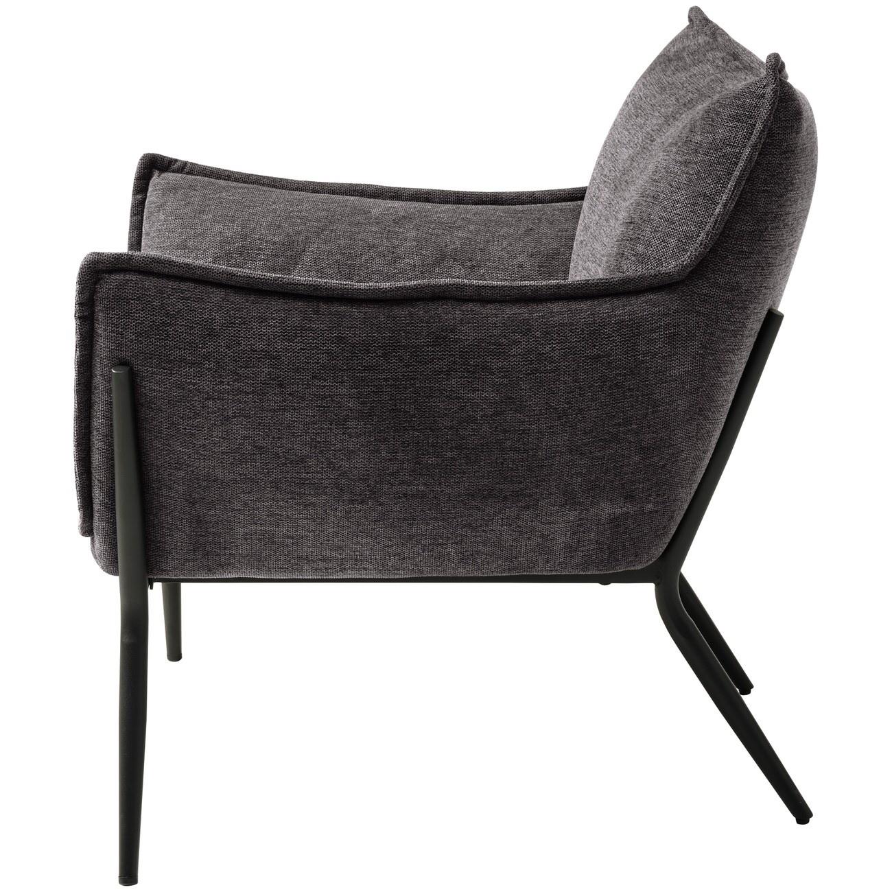 Giga Living - Fauteuil Calgary Stof Donkergrijs