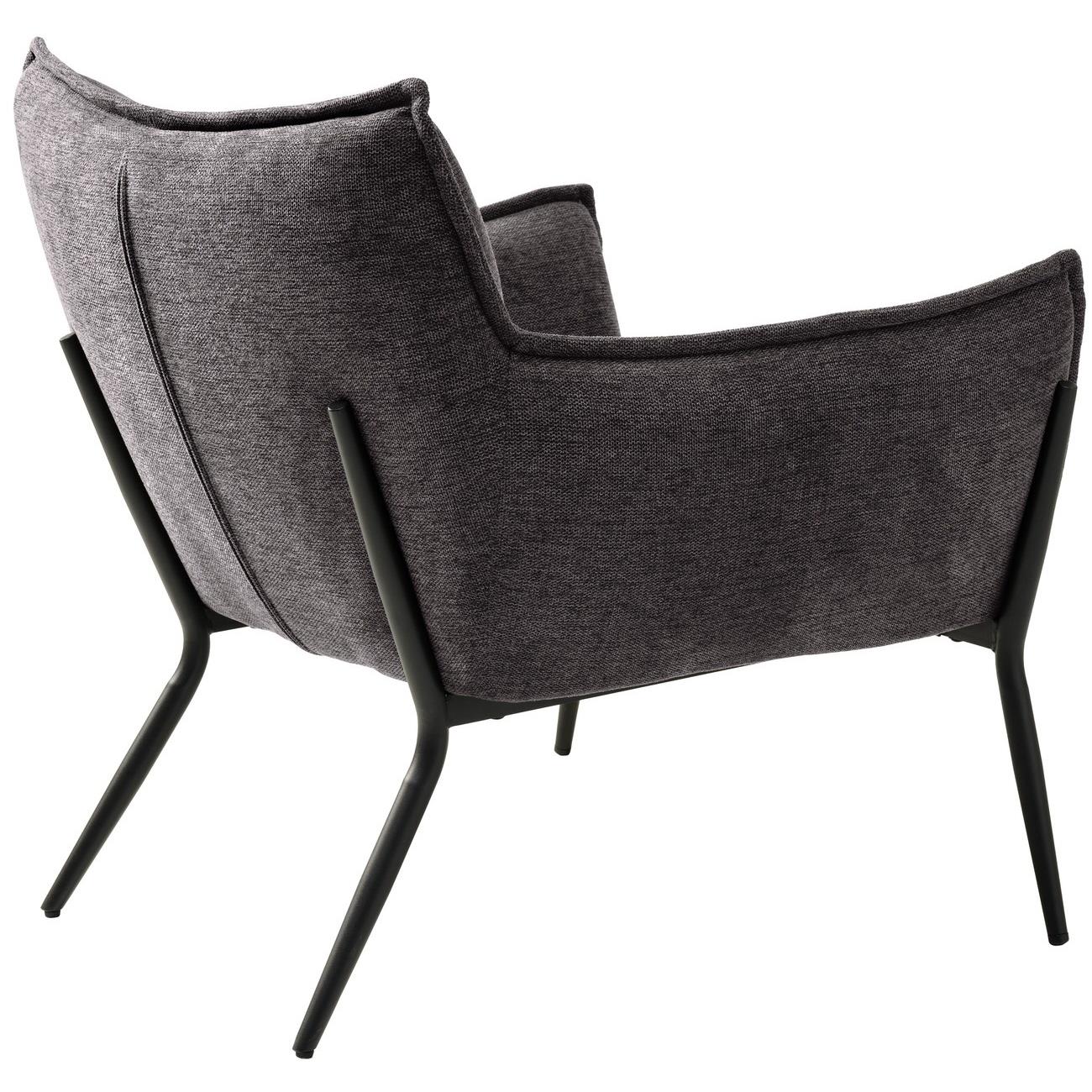 Giga Living - Fauteuil Calgary Stof Donkergrijs