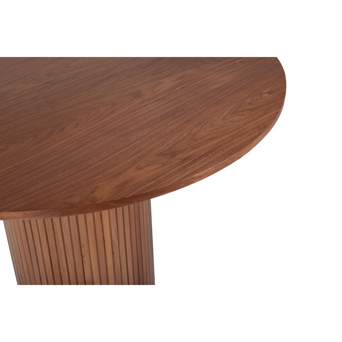 Rebellenclub Pokka Eetkamertafel - ø110 cm - Walnoot