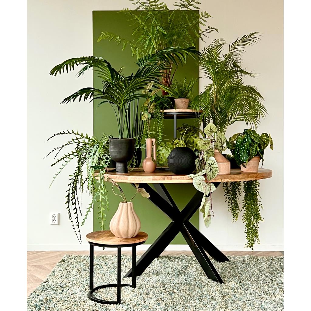 Vloerkleed Shaggy Deluxe - Groen - Wol