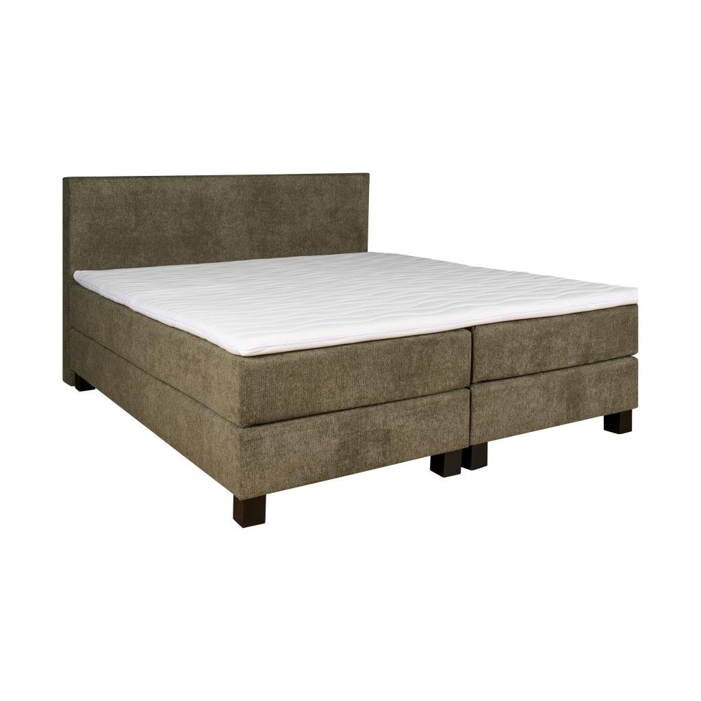 Boxspring Valencia - Groen - Textiel