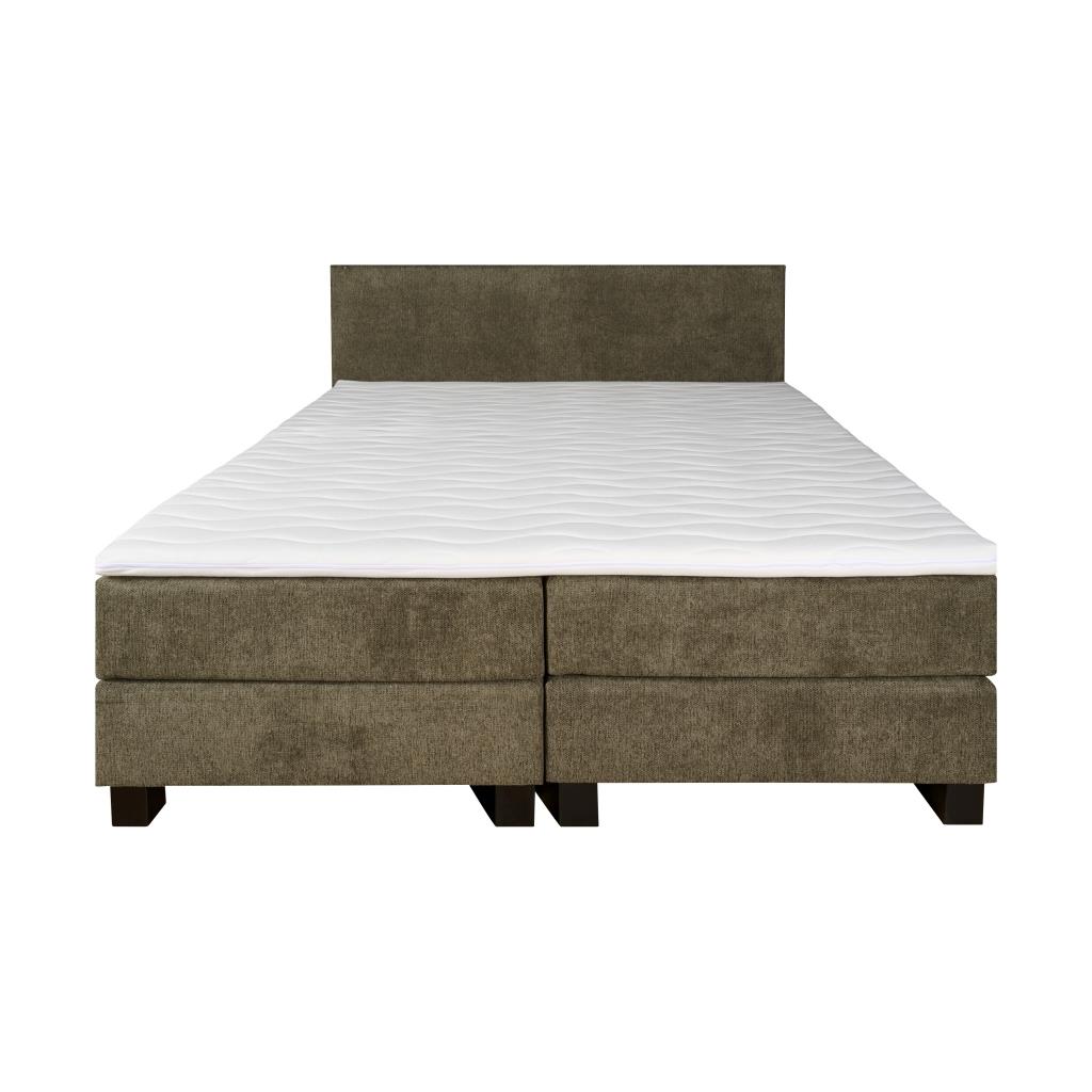 Boxspring Valencia - Groen - Textiel