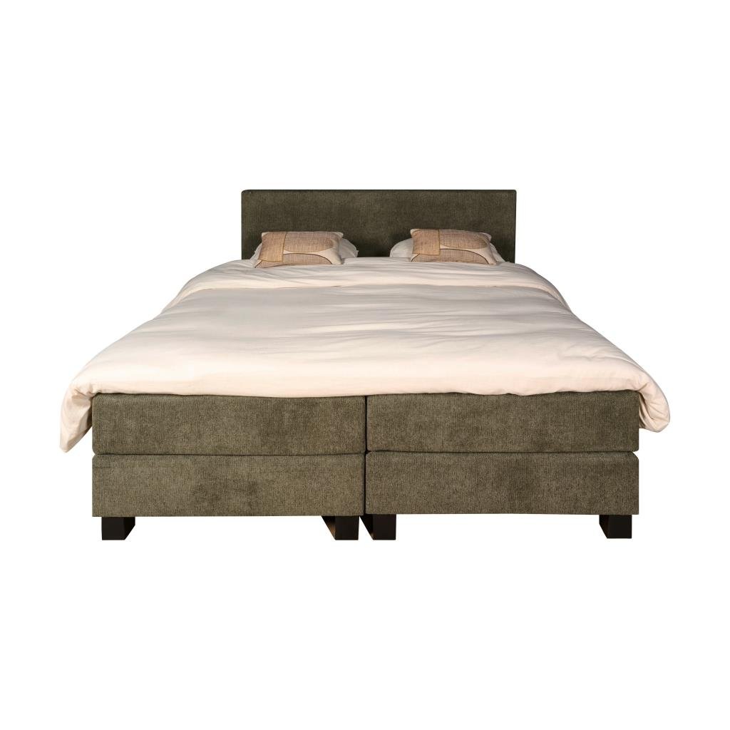 Boxspring Valencia - Groen - Textiel