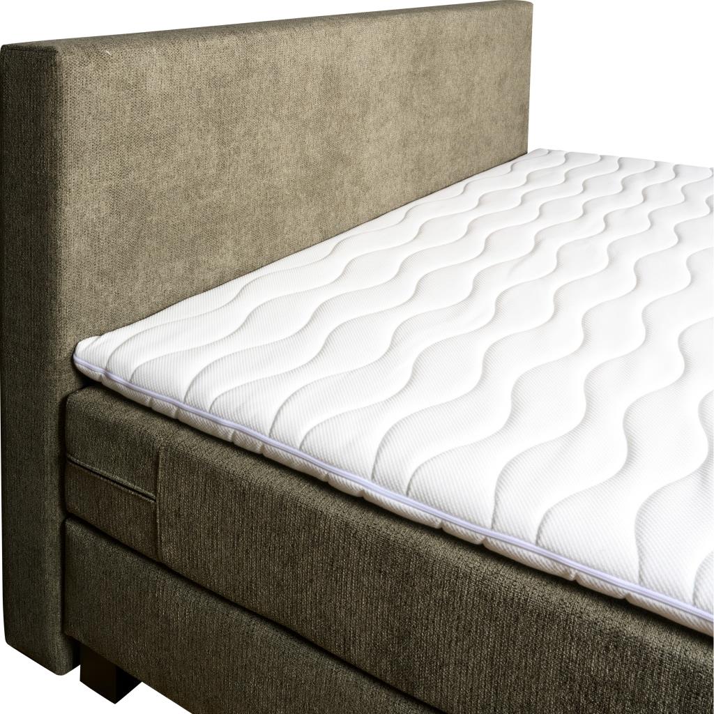 Boxspring Valencia - Groen - Textiel