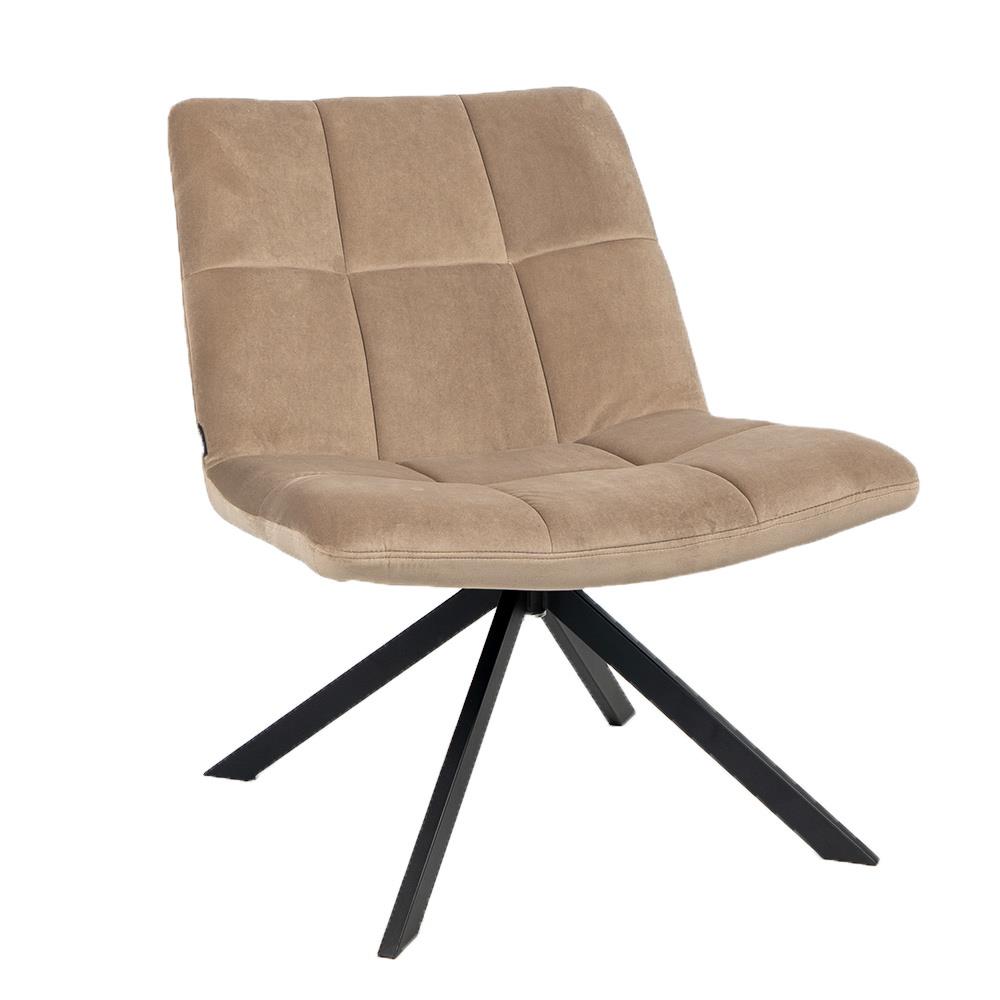 Bronx71 Velvet fauteuil Eevi taupe