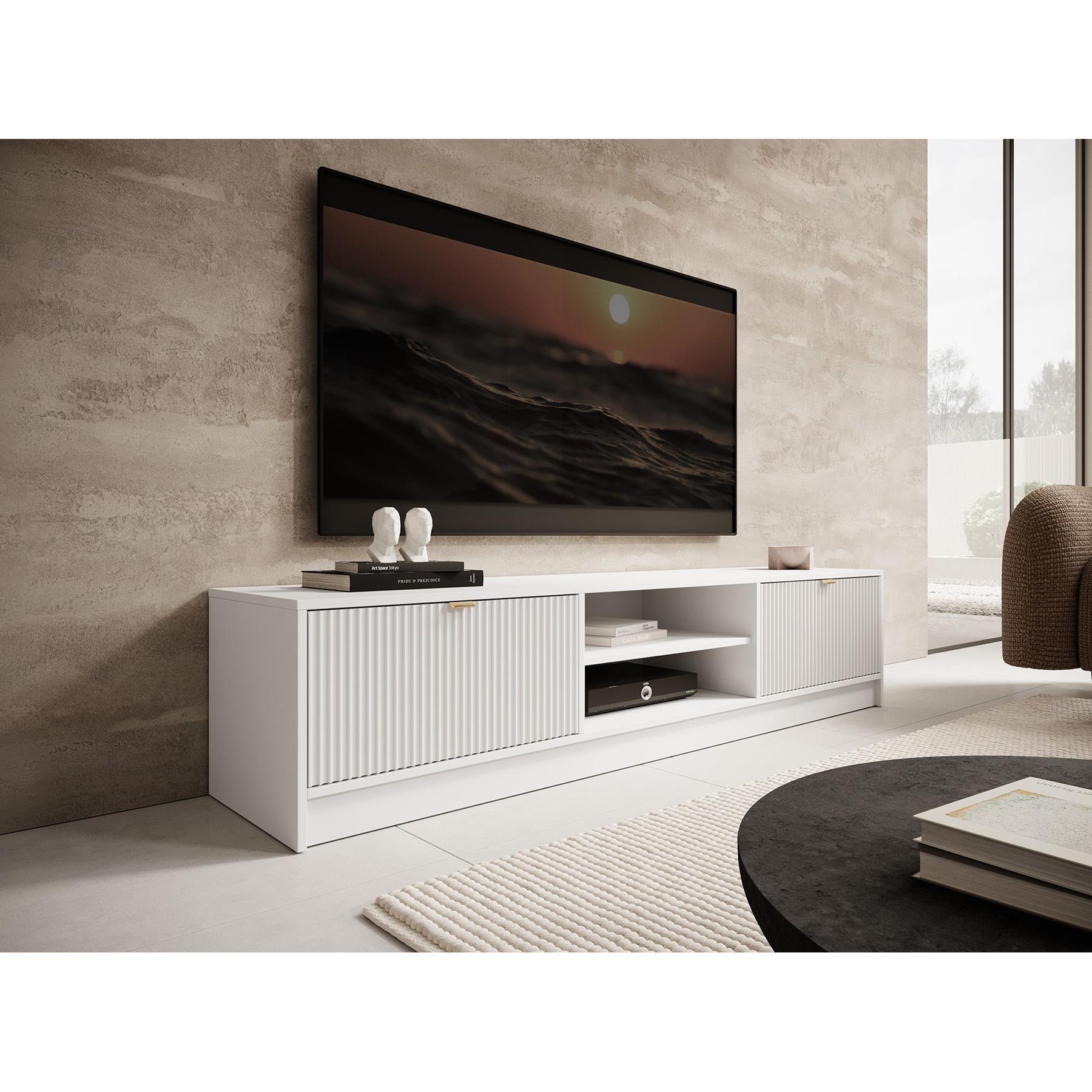Meubella TV-Meubel Tavares - Wit - 180 cm