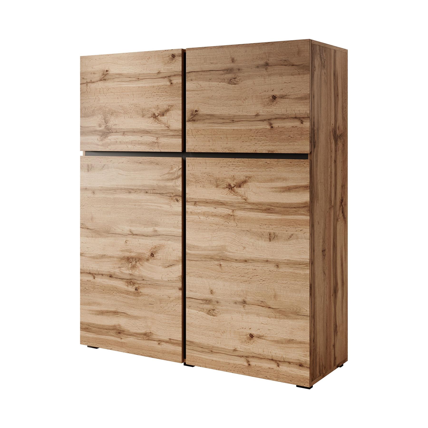 Meubella Dressoir Cainan - Eiken -  119 cm - Hoog
