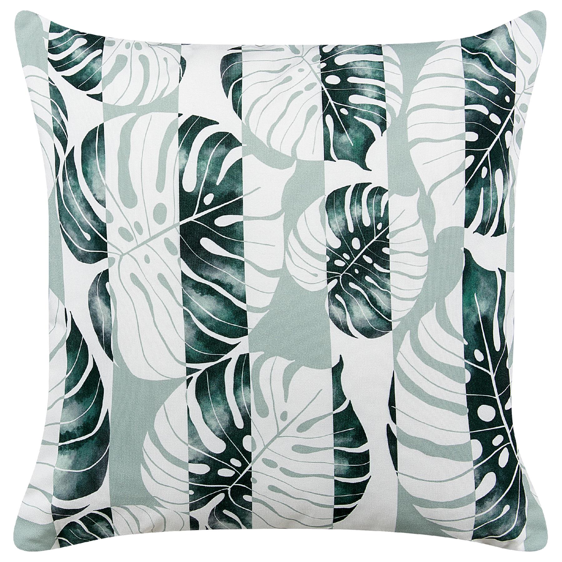 Beliani-TERMINI-Tuinkussen set van 2-Groen-45 x 45 cm-Polyester