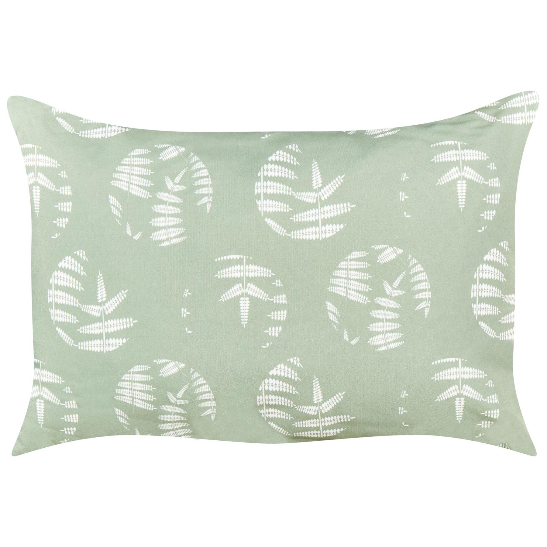 Beliani-ALASSIO-Tuinkussen set van 2-Groen-40 x 60 cm-Polyester