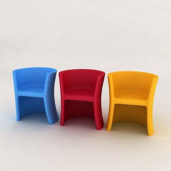 Magis Trioli kinderstoel geel