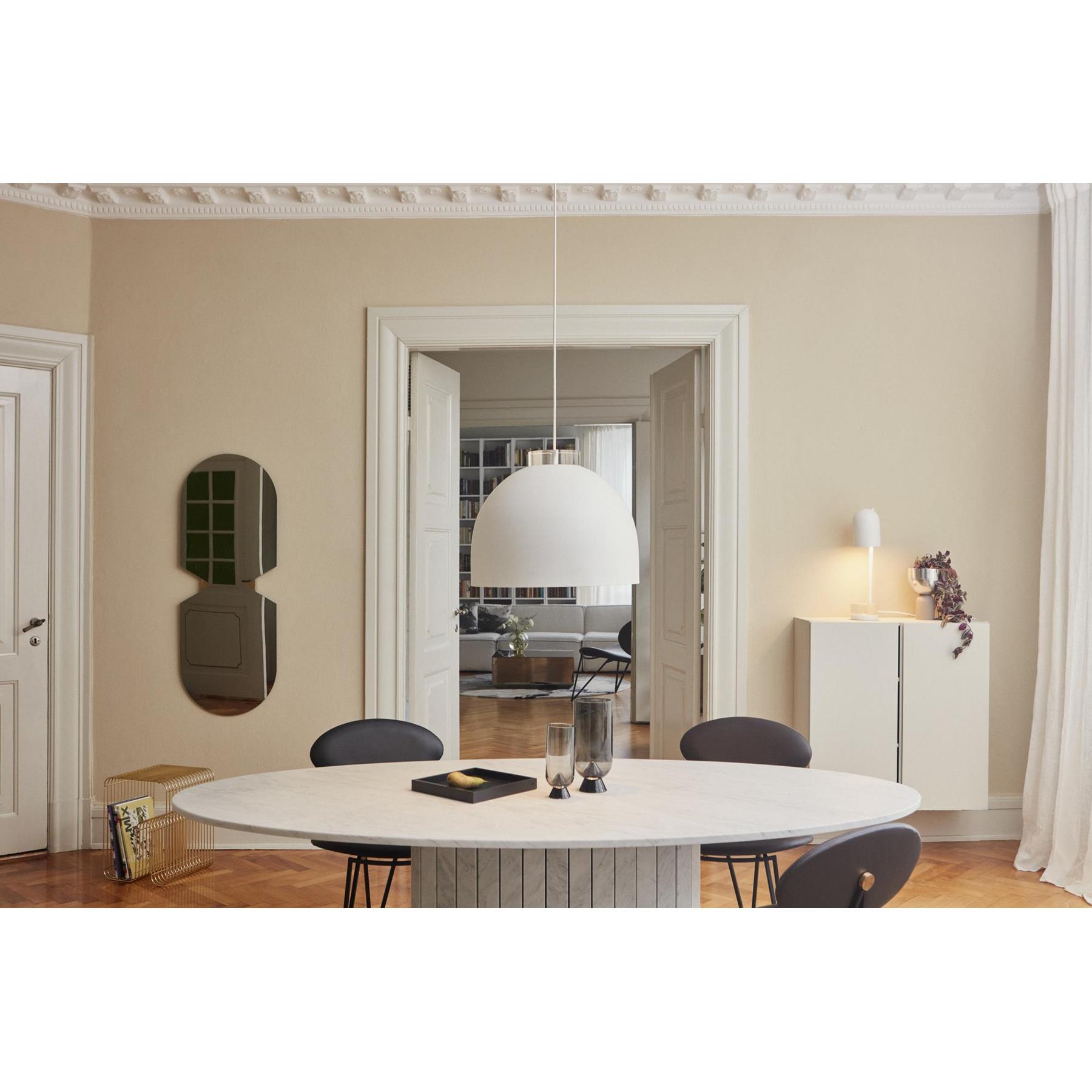 AYTM Verto spiegel 120x44,5 ovaal black