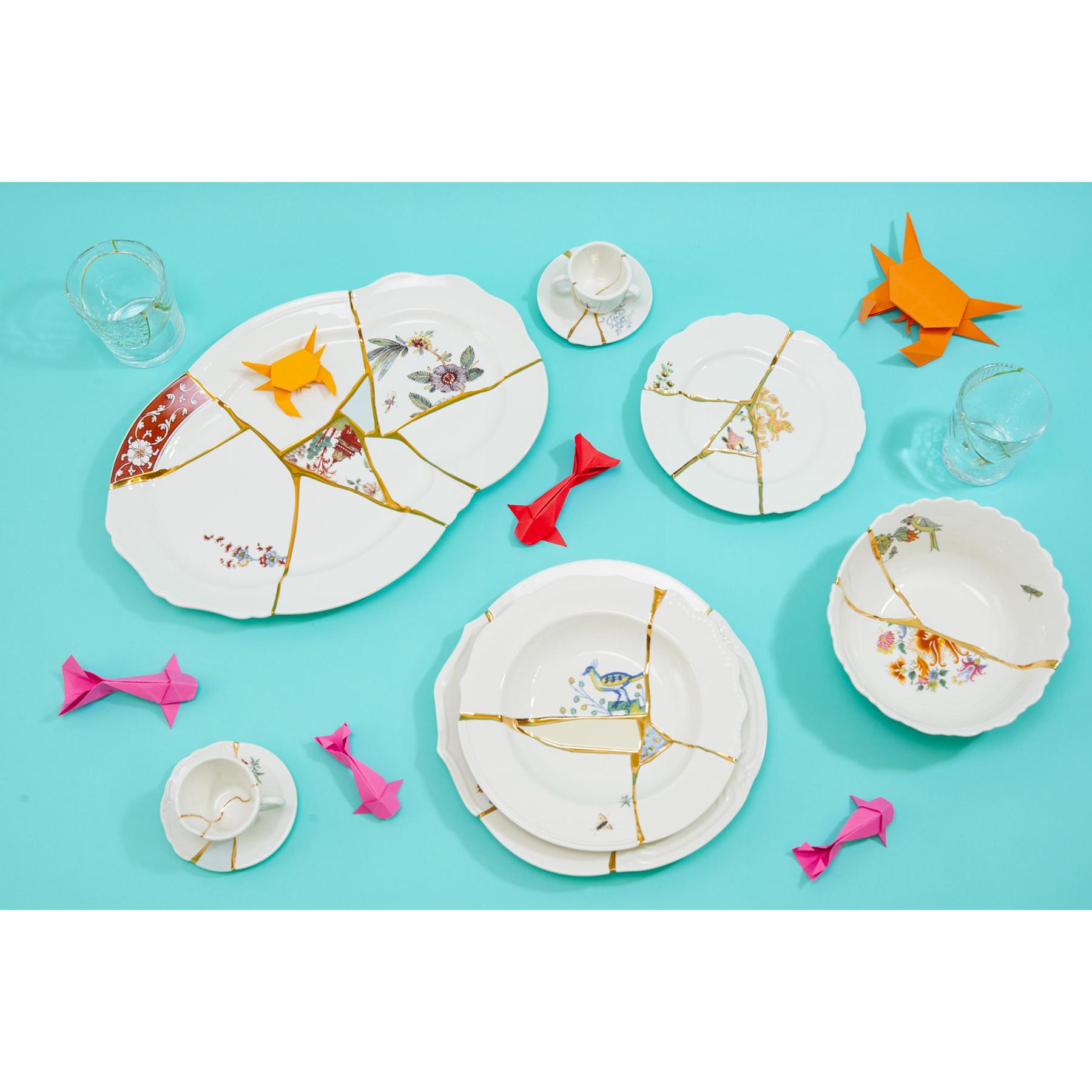 Seletti Kintsugi ontbijtbord Ø21 1