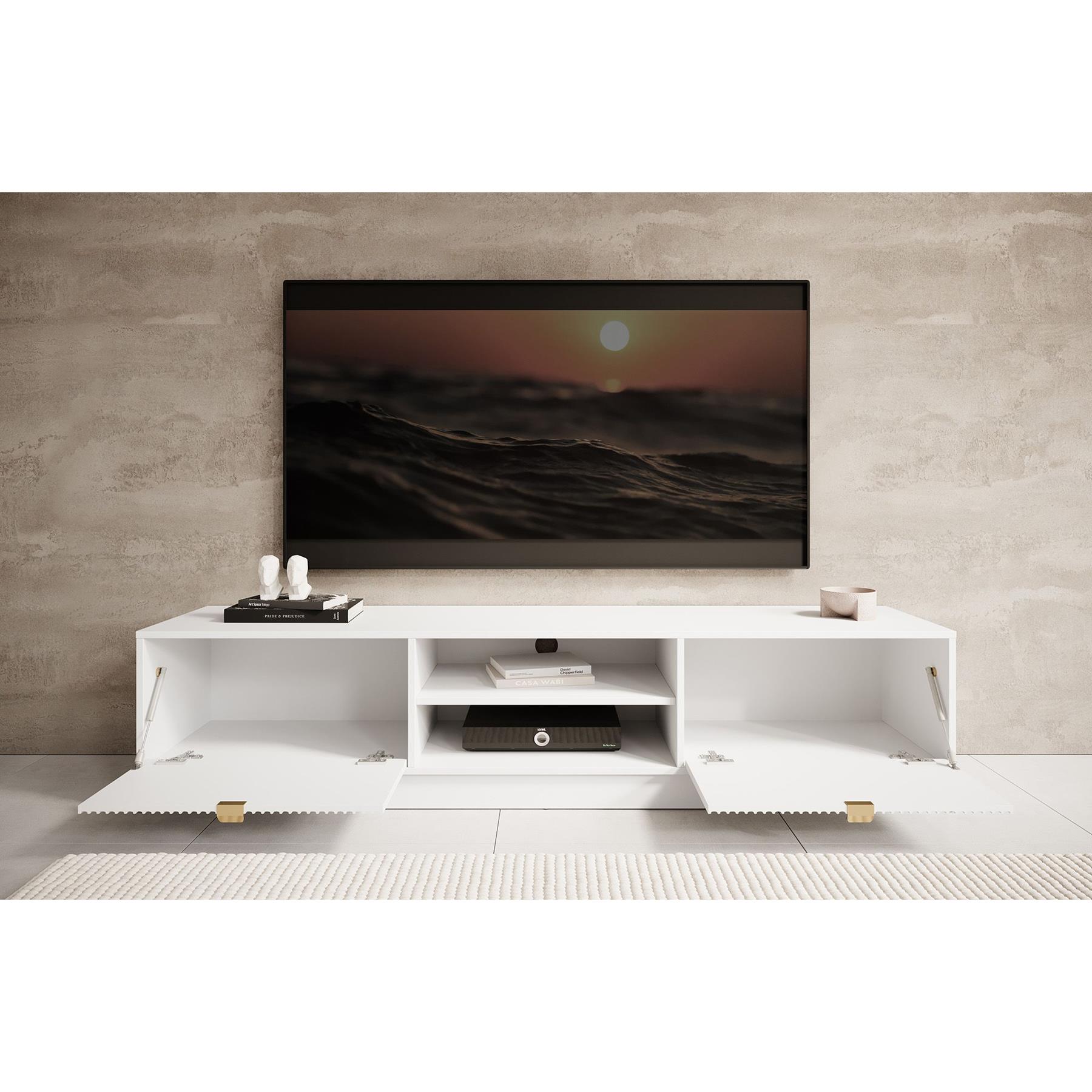 Meubella TV-Meubel Tavares - Wit - 180 cm