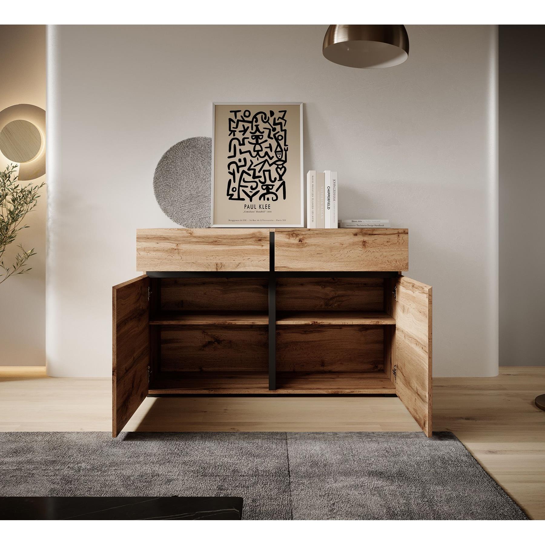 Meubella Dressoir Cainan - Eiken - 119 cm