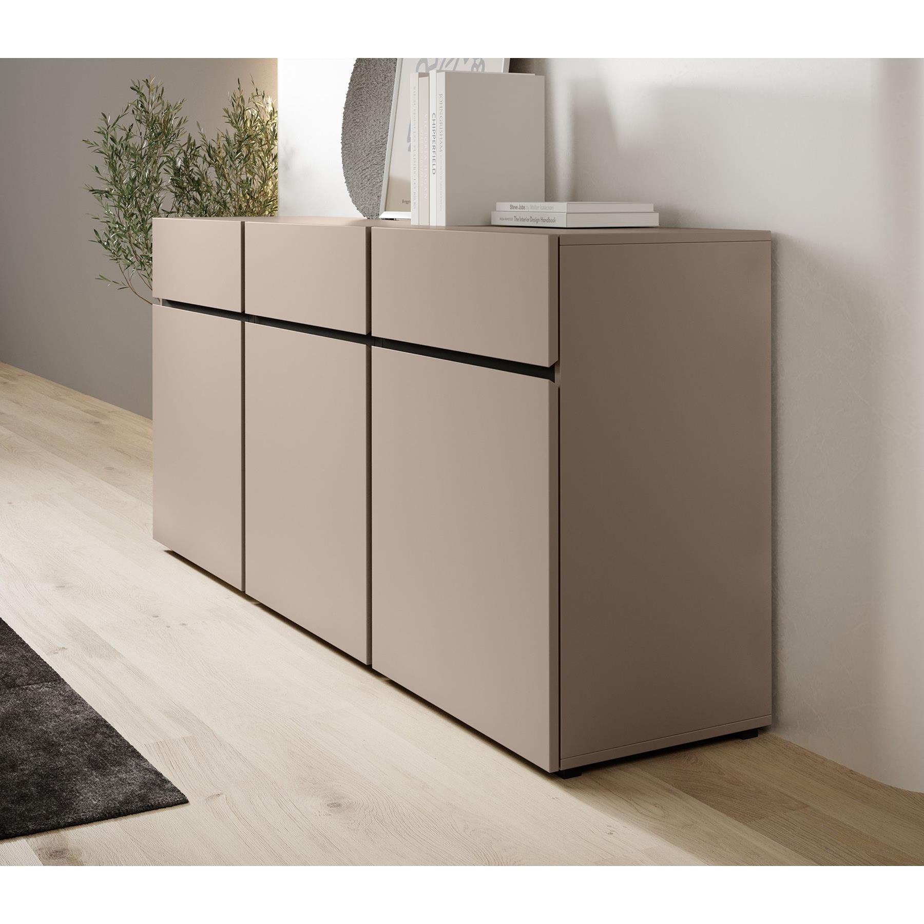 Meubella Dressoir Cainan - Beige - 180 cm