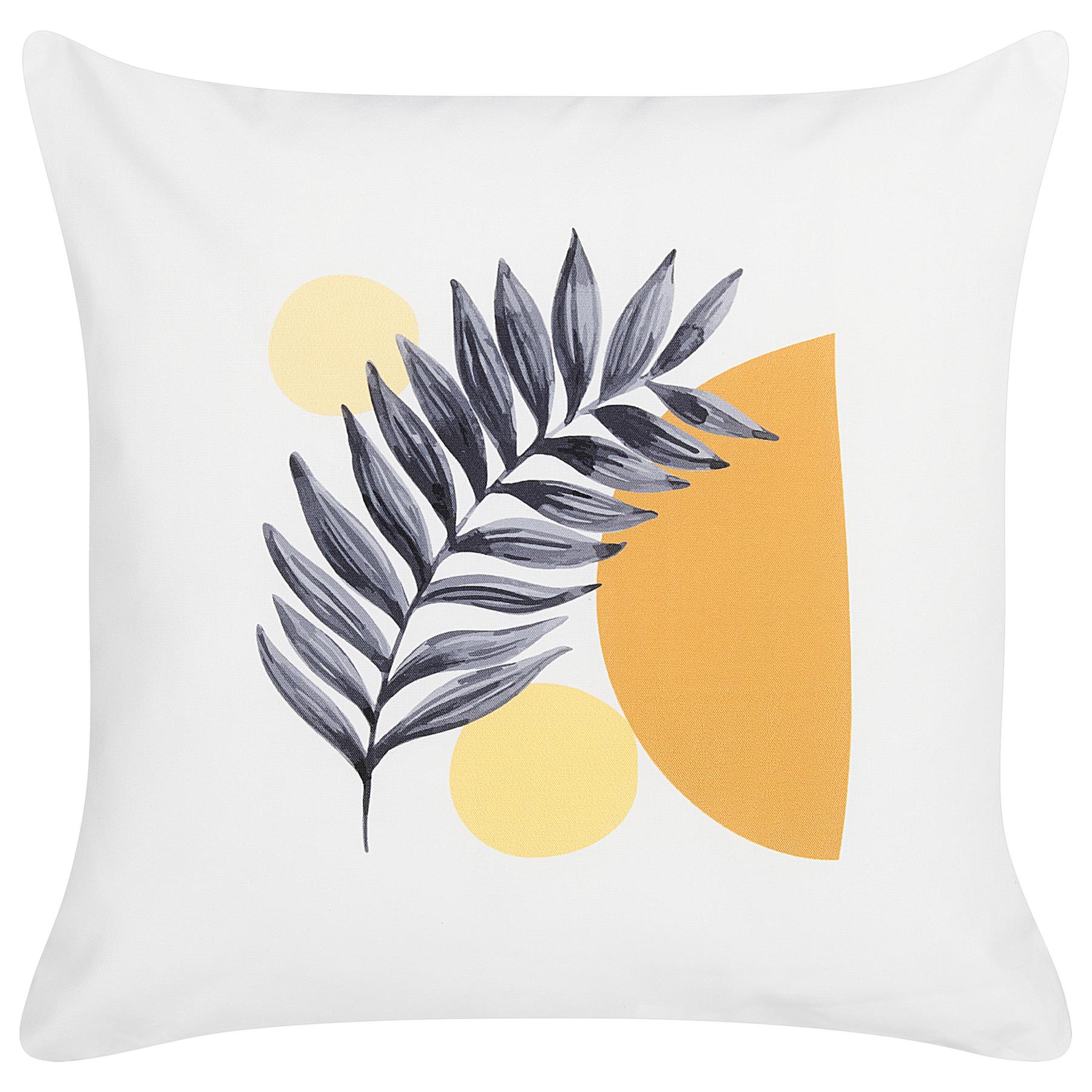 Beliani-VIOZENE-Tuinkussen set van 2-Wit-45 x 45 cm-Polyester