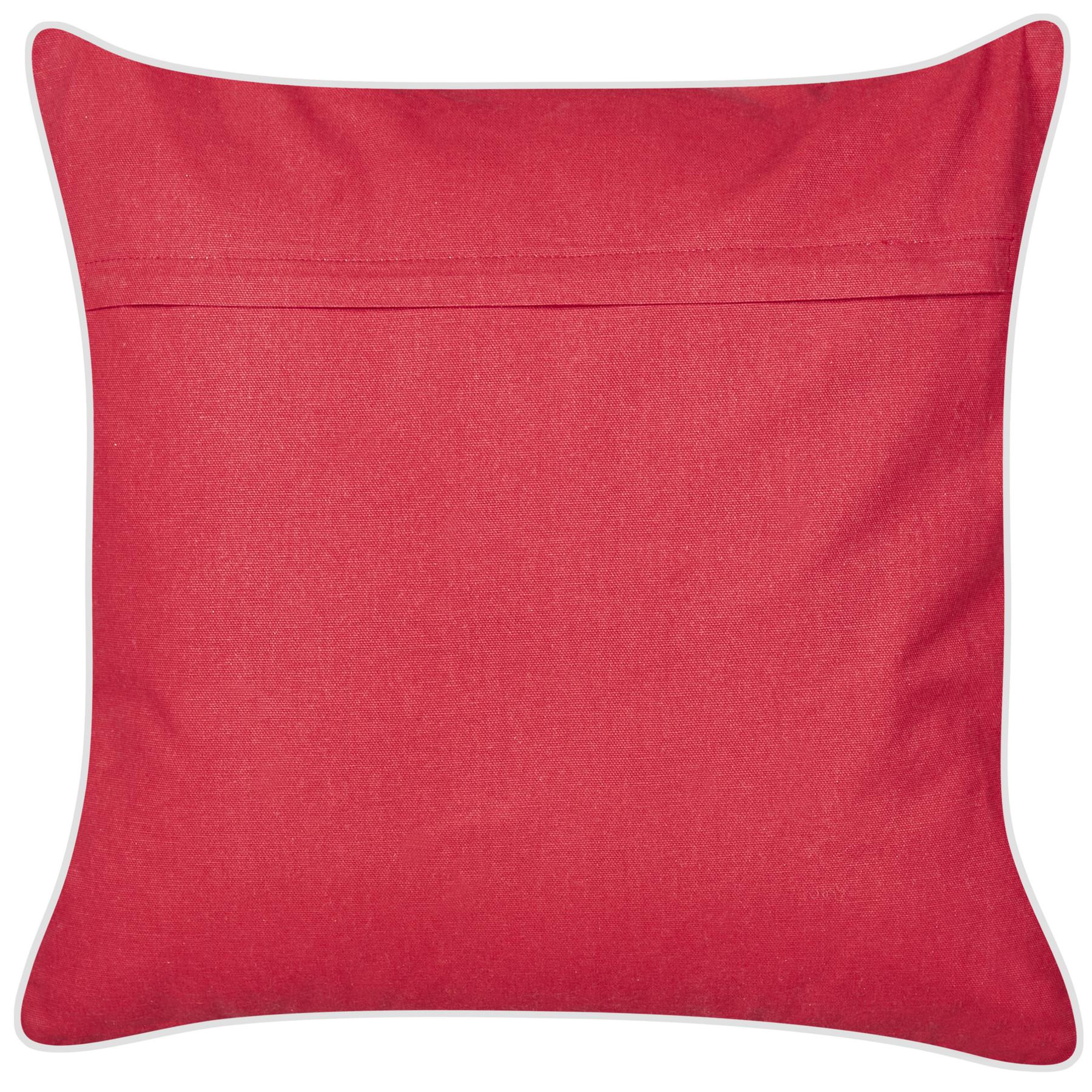 Beliani-SIDERASIS-Sierkussen set van 2-Rood-45 x 45 cm-Fluweel