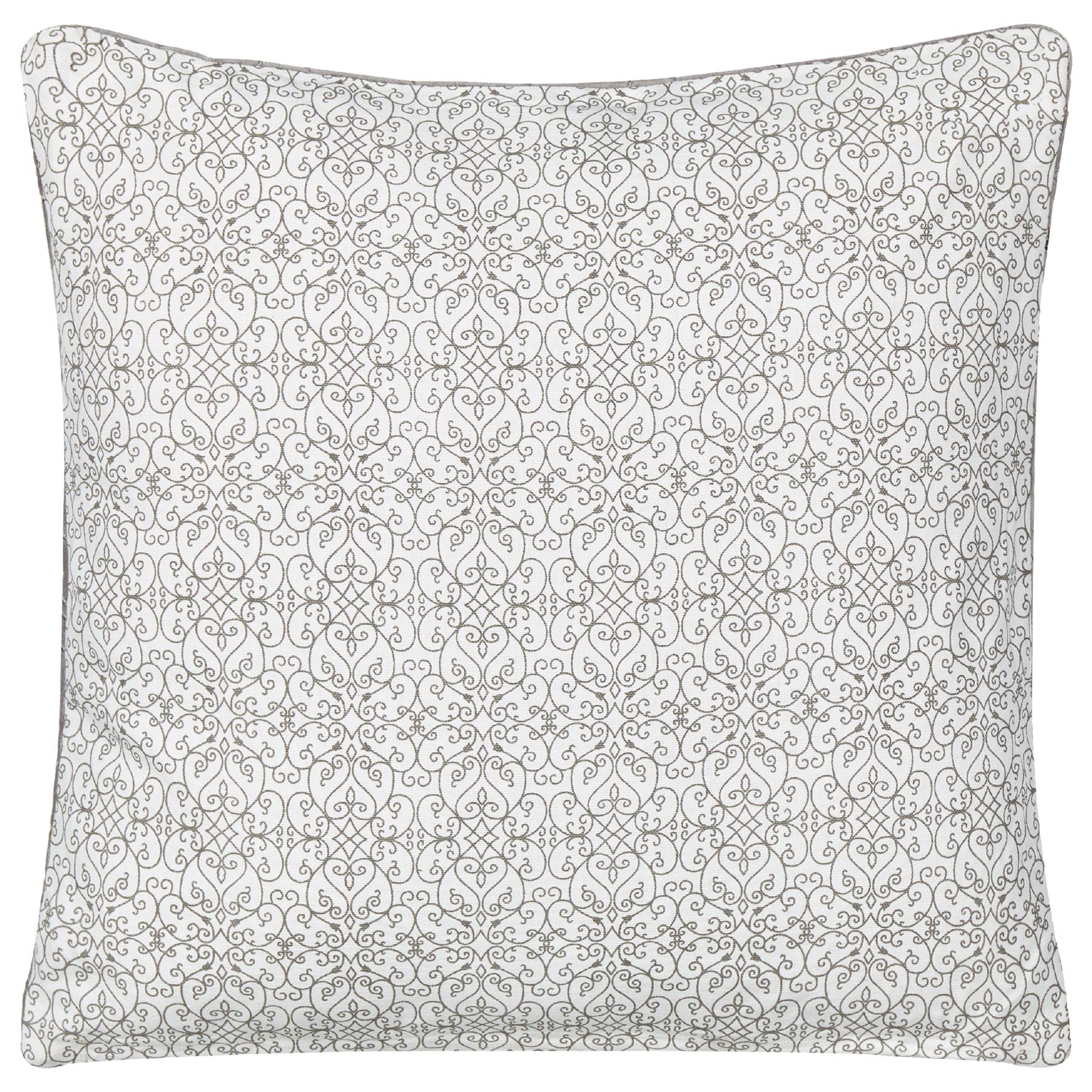 Beliani-GLORIOSA-Sierkussen set van 2-Lichtgrijs-45 x 45 cm-Fluweel
