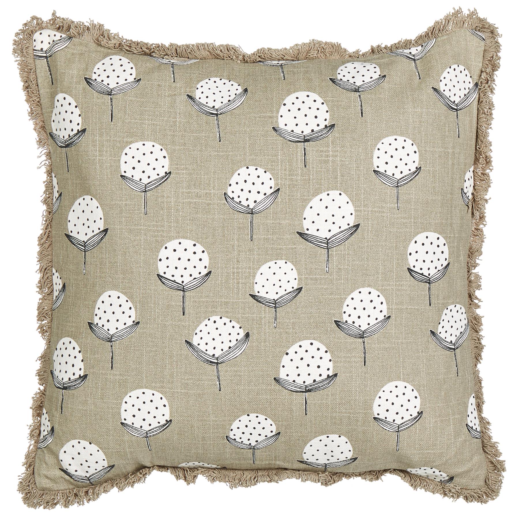 Beliani-PSILOTALES-Sierkussen set van 2-Beige-45 x 45 cm-Katoen