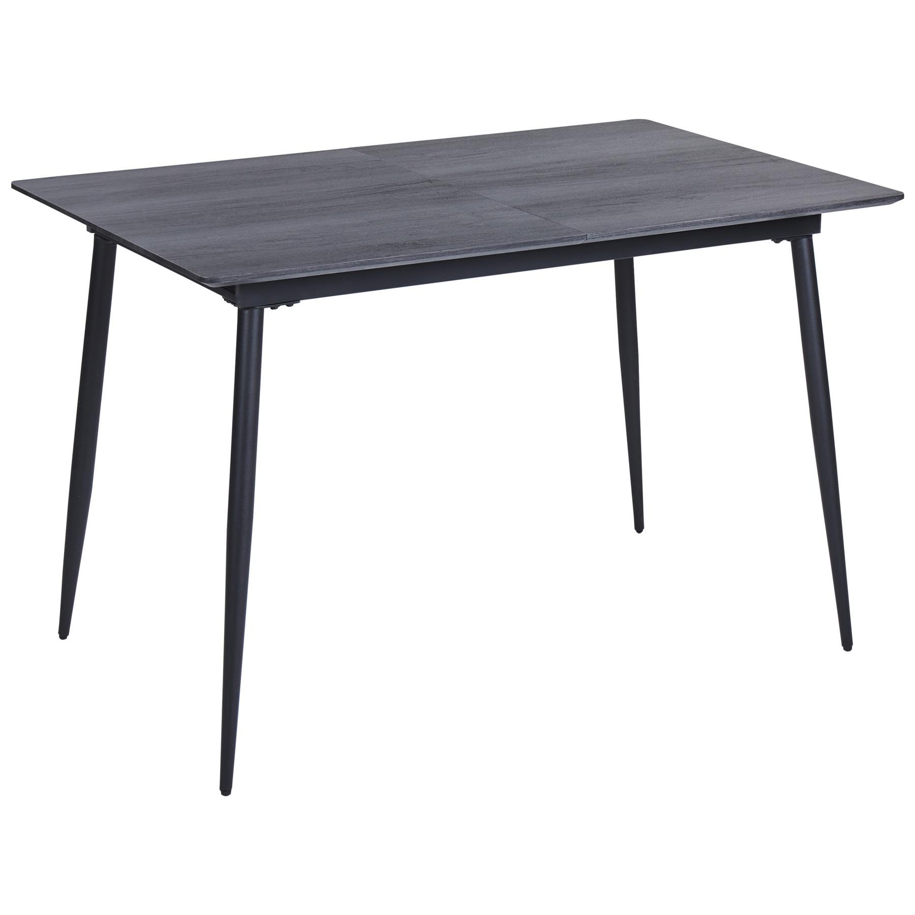 Beliani-GELANDA-Uitschuifbare eettafel-Grijs-120|160 x 80 cm-MDF