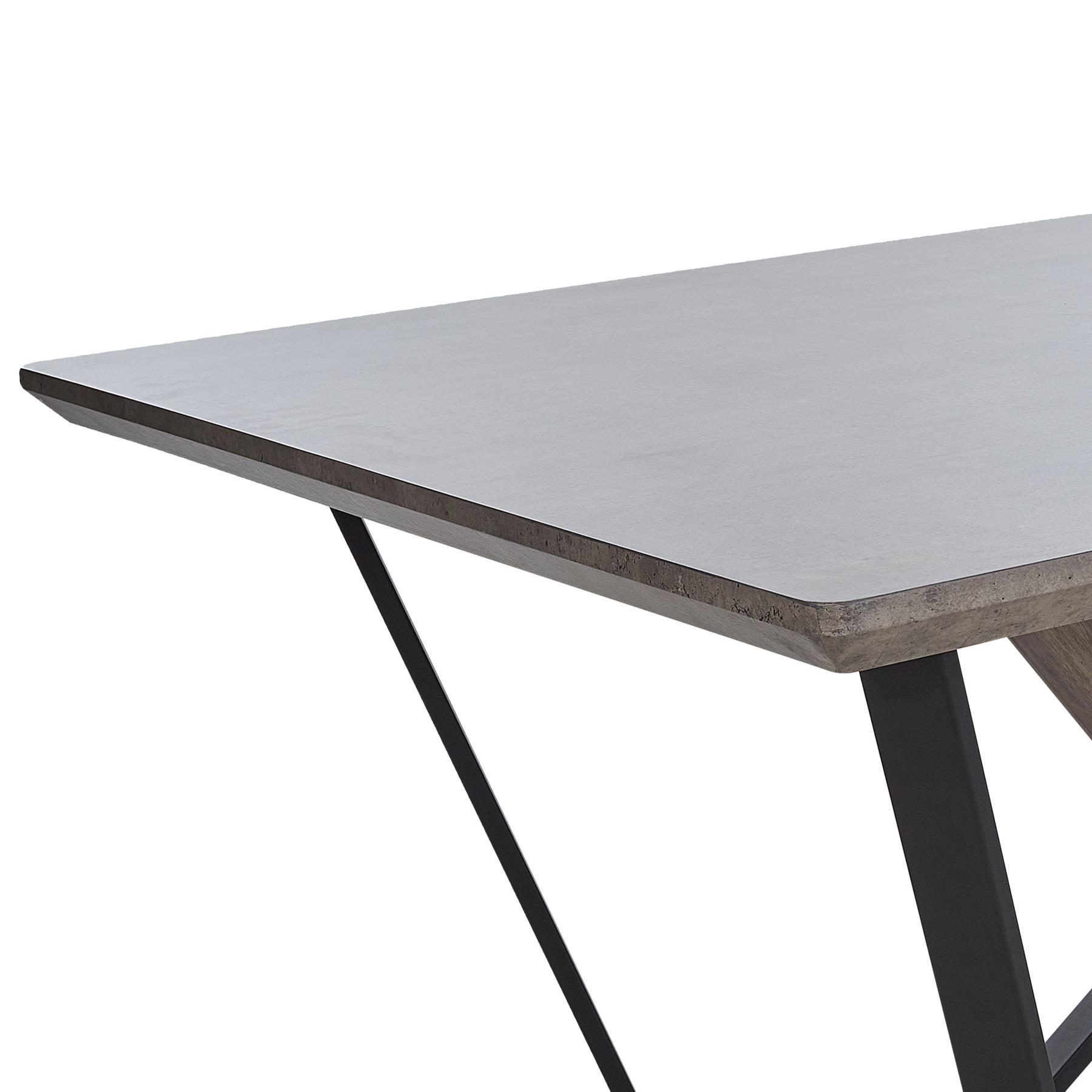 Beliani - BANDURA - Eettafel - Lichtgrijs - MDF