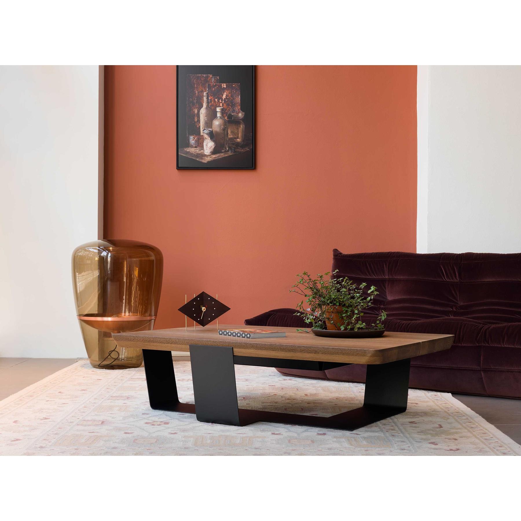 QLiv Crossings salontafel 180x80 Coal Black Oak
