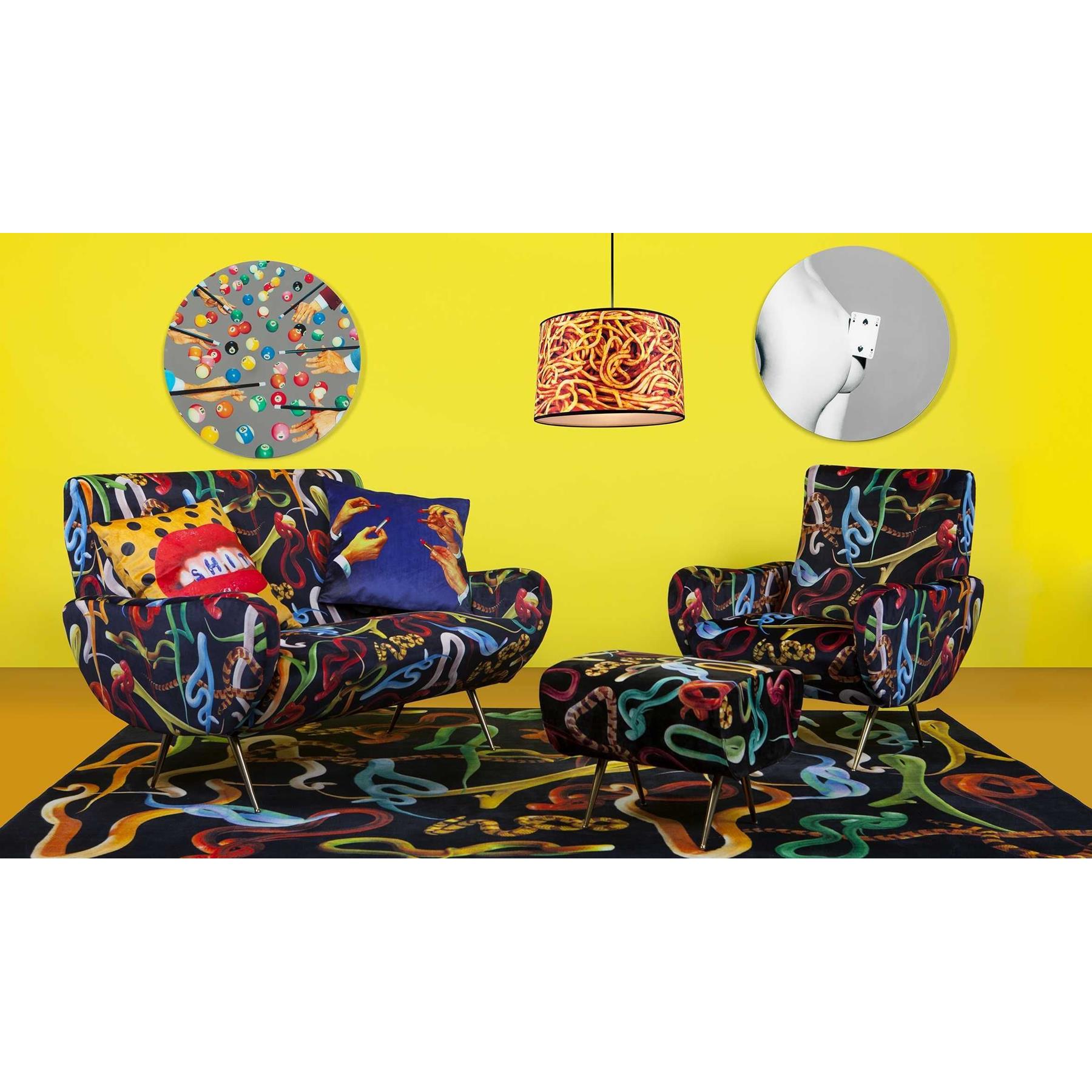 Seletti Toiletpaper Lounge poef Lipsticks