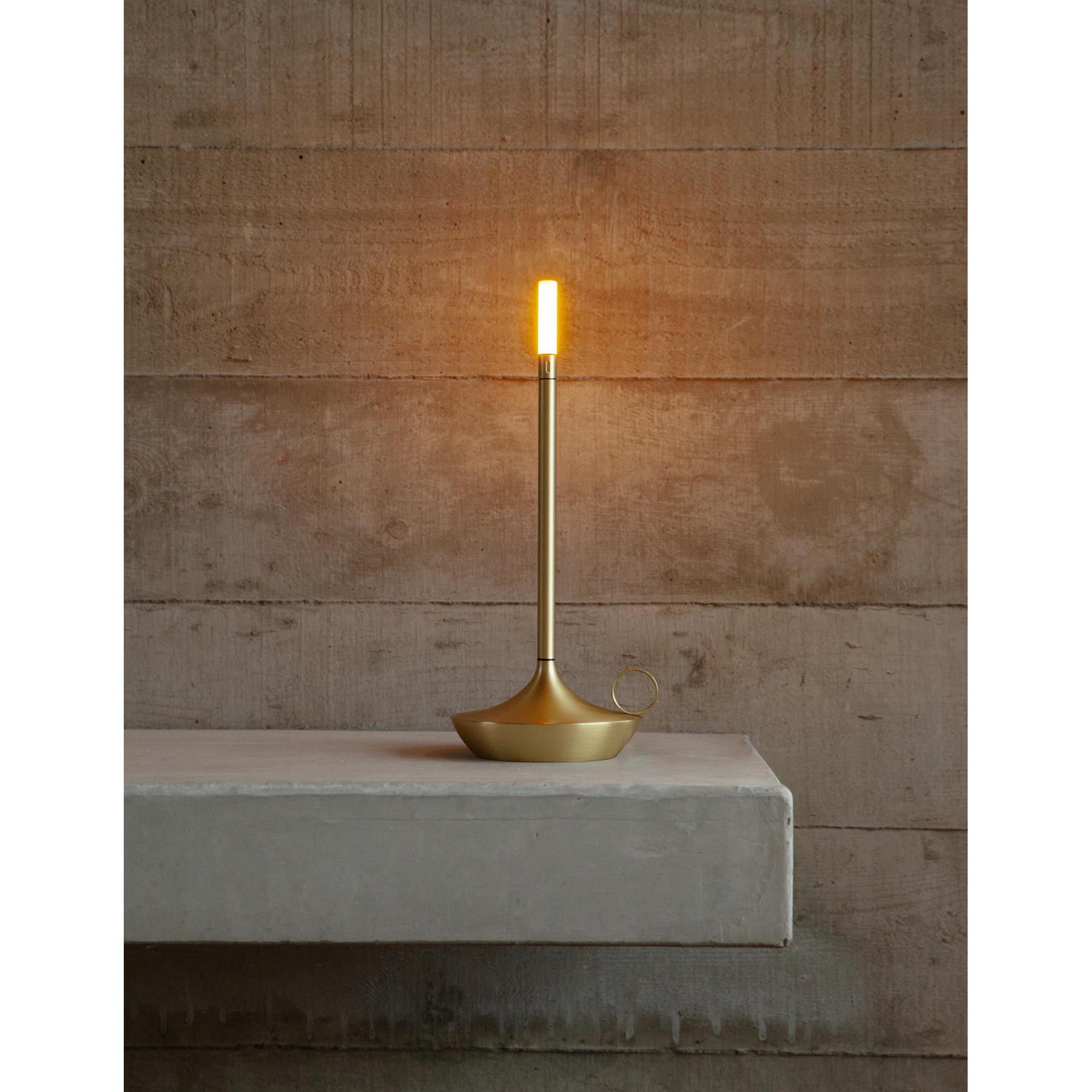 Graypants Wick tafellamp LED oplaadbaar grafiet