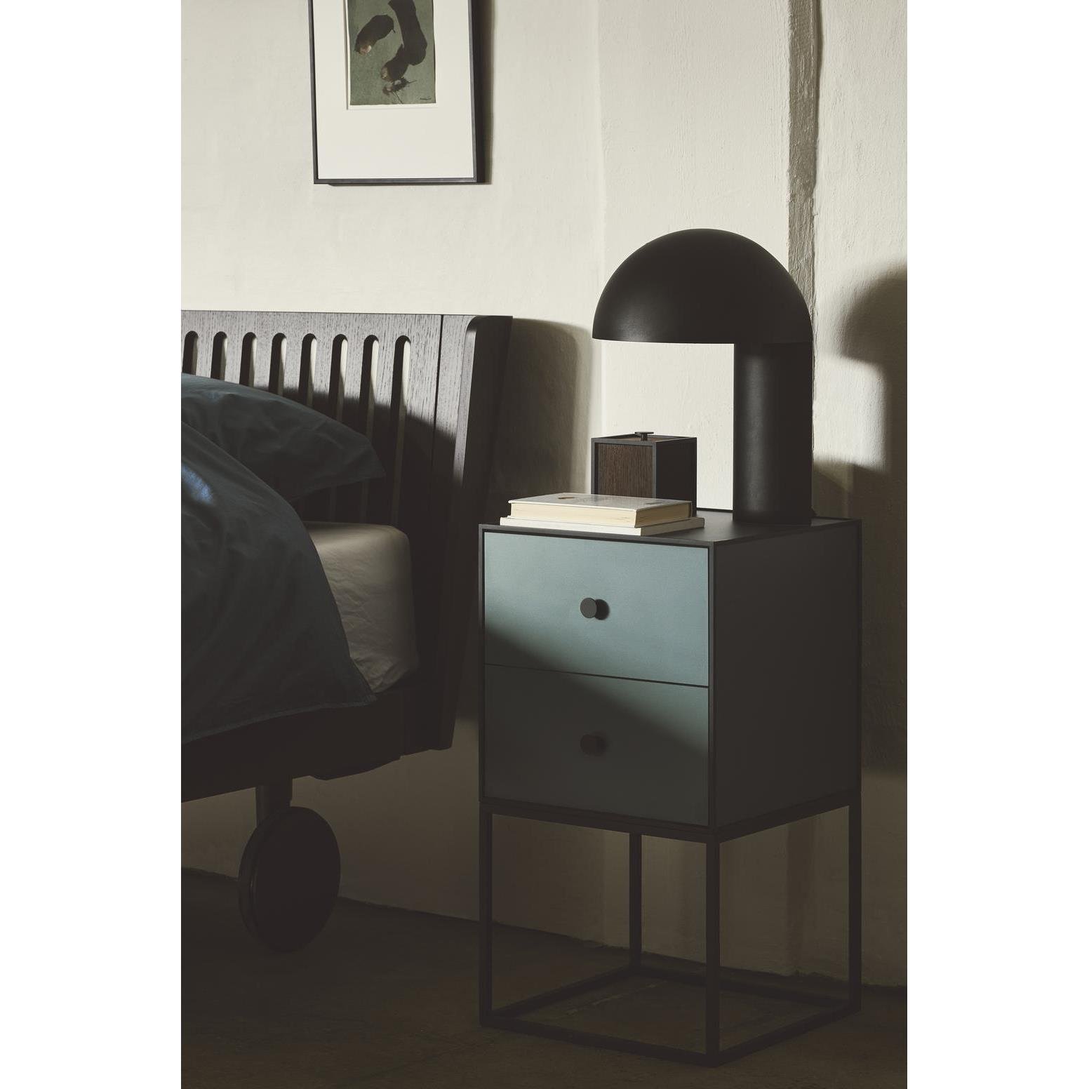 Audo Copenhagen Frame 35 nachtkastje met 1 lade gerookt eiken