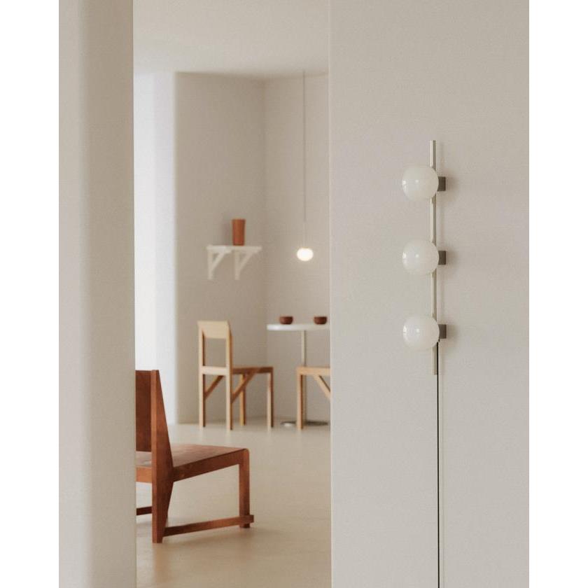Frama Ovoid Triple wandlamp staal