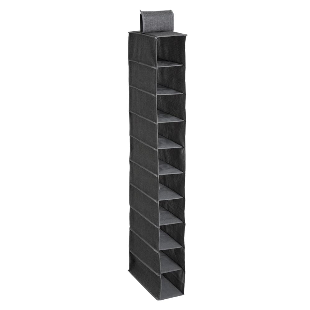 NORDIX Kast Organizer Hangend 10 vakken Schoenen Polypropyleen