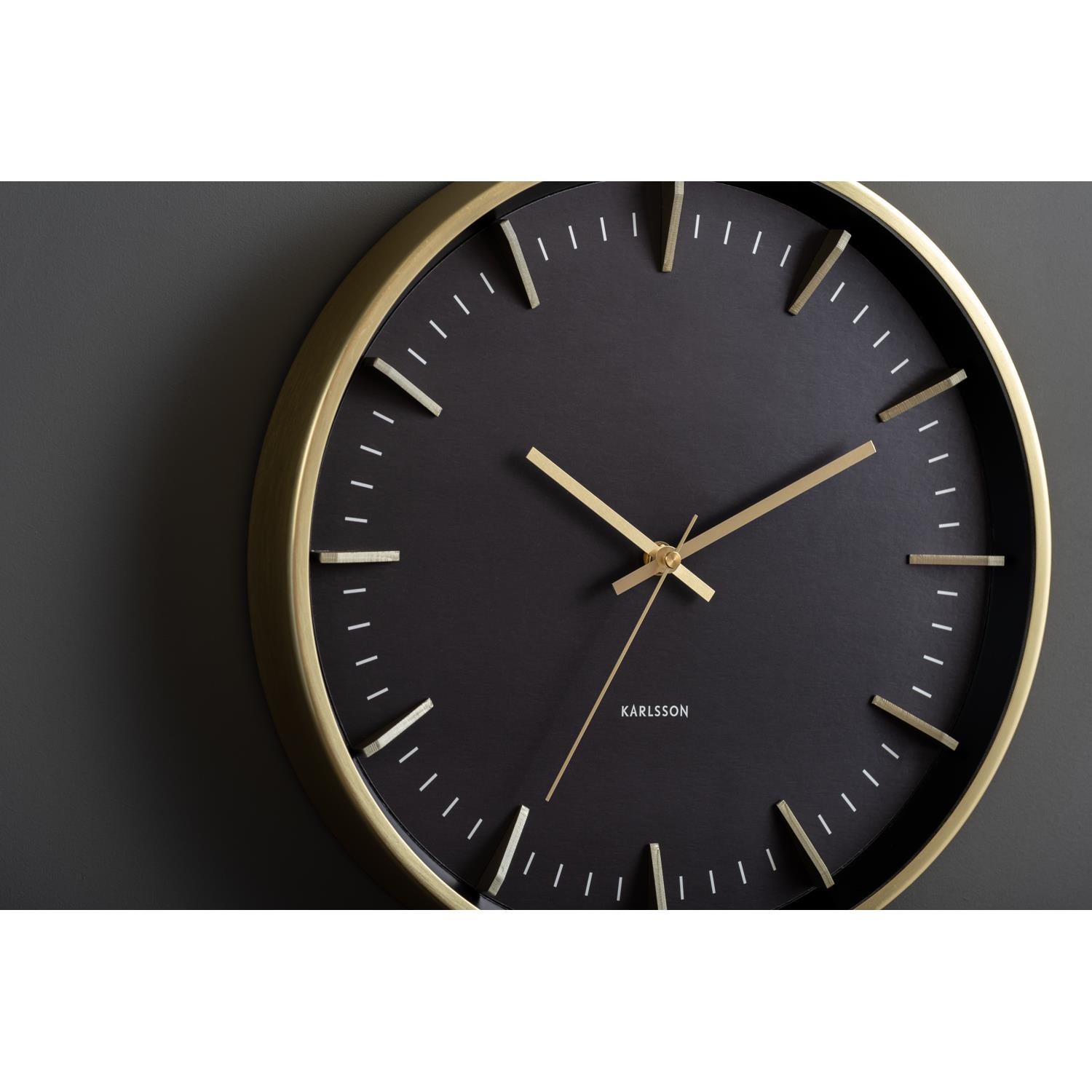 Karlsson - Wall Clock Raised Batons