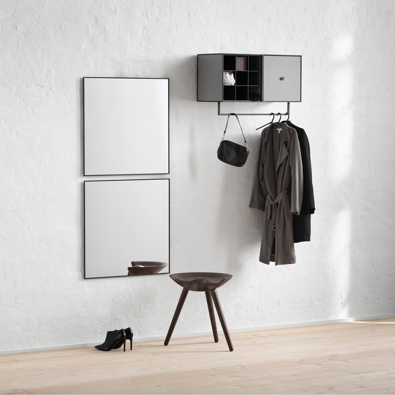 Audo Copenhagen View spiegel 70x70 zwart