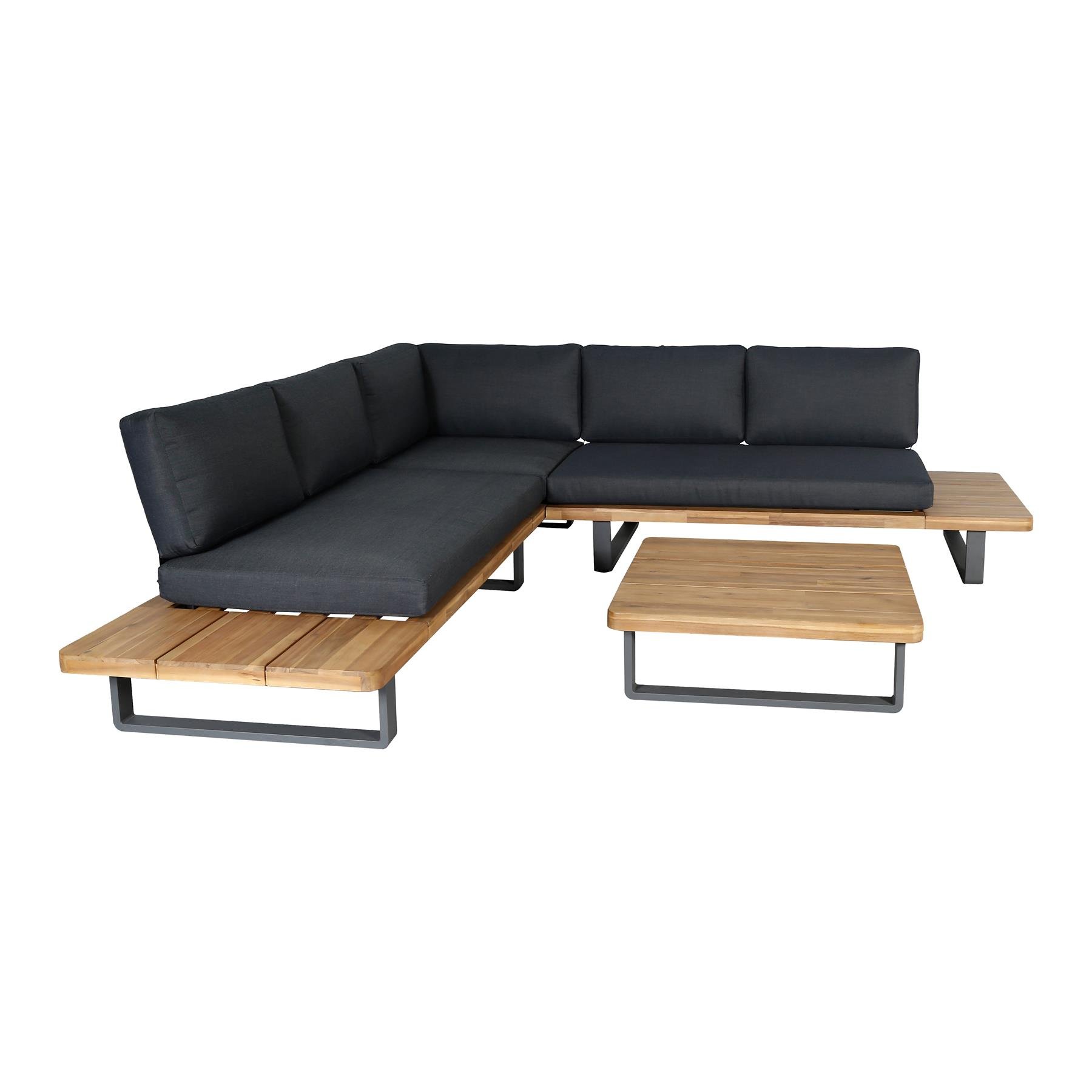 by fonQ Plaza Loungeset - Antraciet
