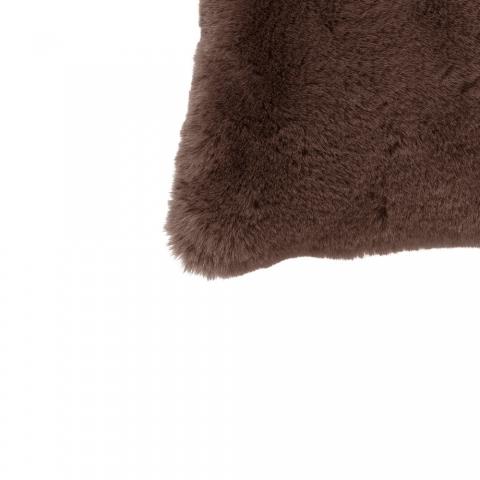 Dutch Decor Sierkussen Zaya - Bruin - Polyester - 45x45x0cm (BxHxD)