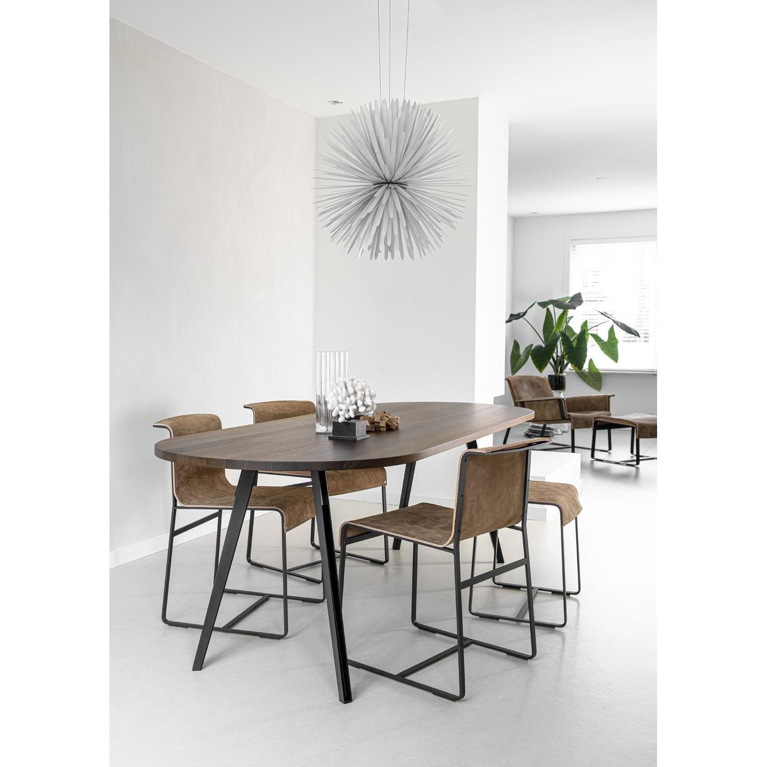 QLiv On Top eettafel ovaal 180x90 smoked oak