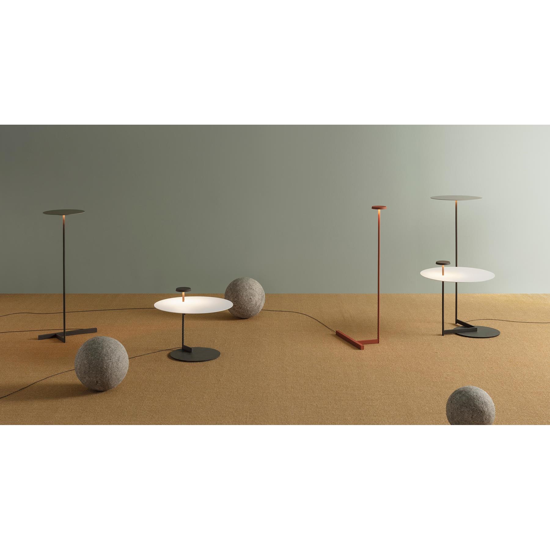 Vibia Flat 5955 vloerlamp LED Terra Red