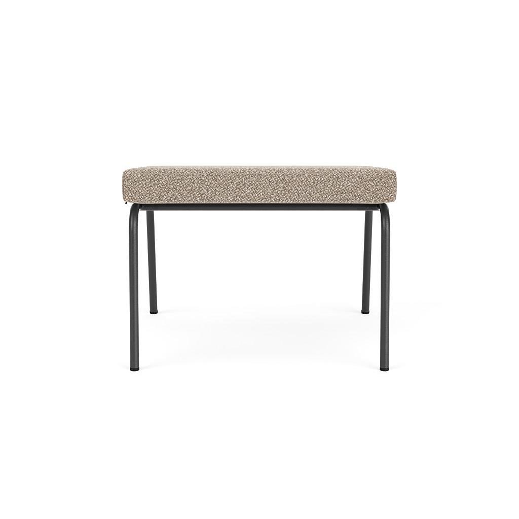 FÉST Monday ottoman zwart Soil 01 natural