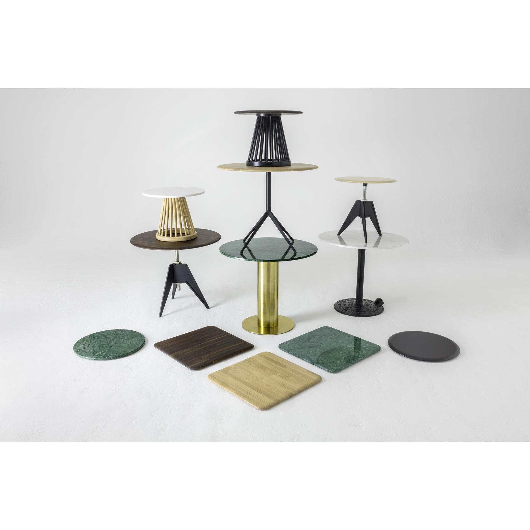 Tom Dixon Fan 60 salontafel zwart|Pebble marmer