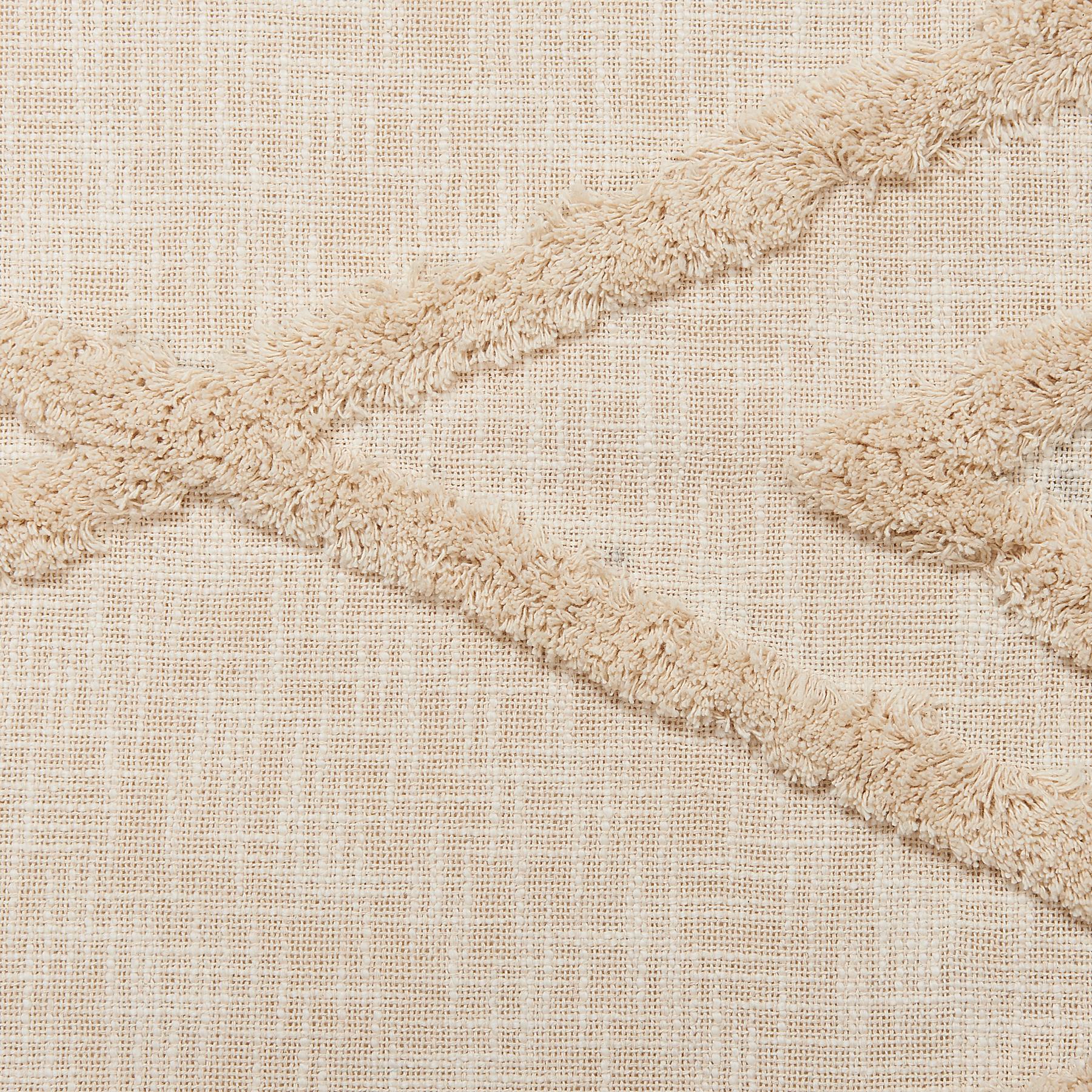 Beliani - MORBI - Plaid - Beige - 130 x 180 cm - Katoen