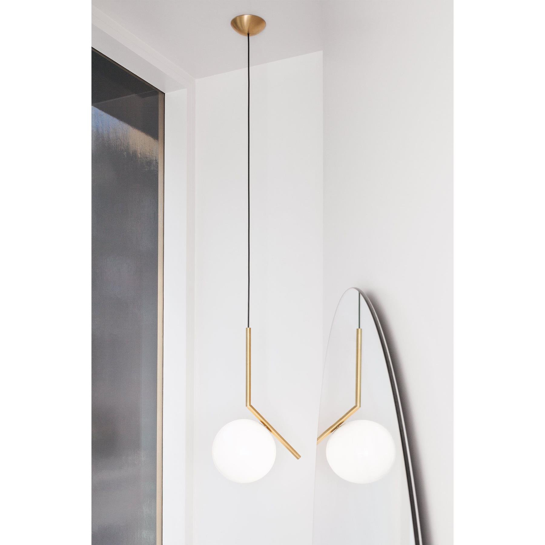 Flos IC Lights S1 hanglamp Ø20 messing