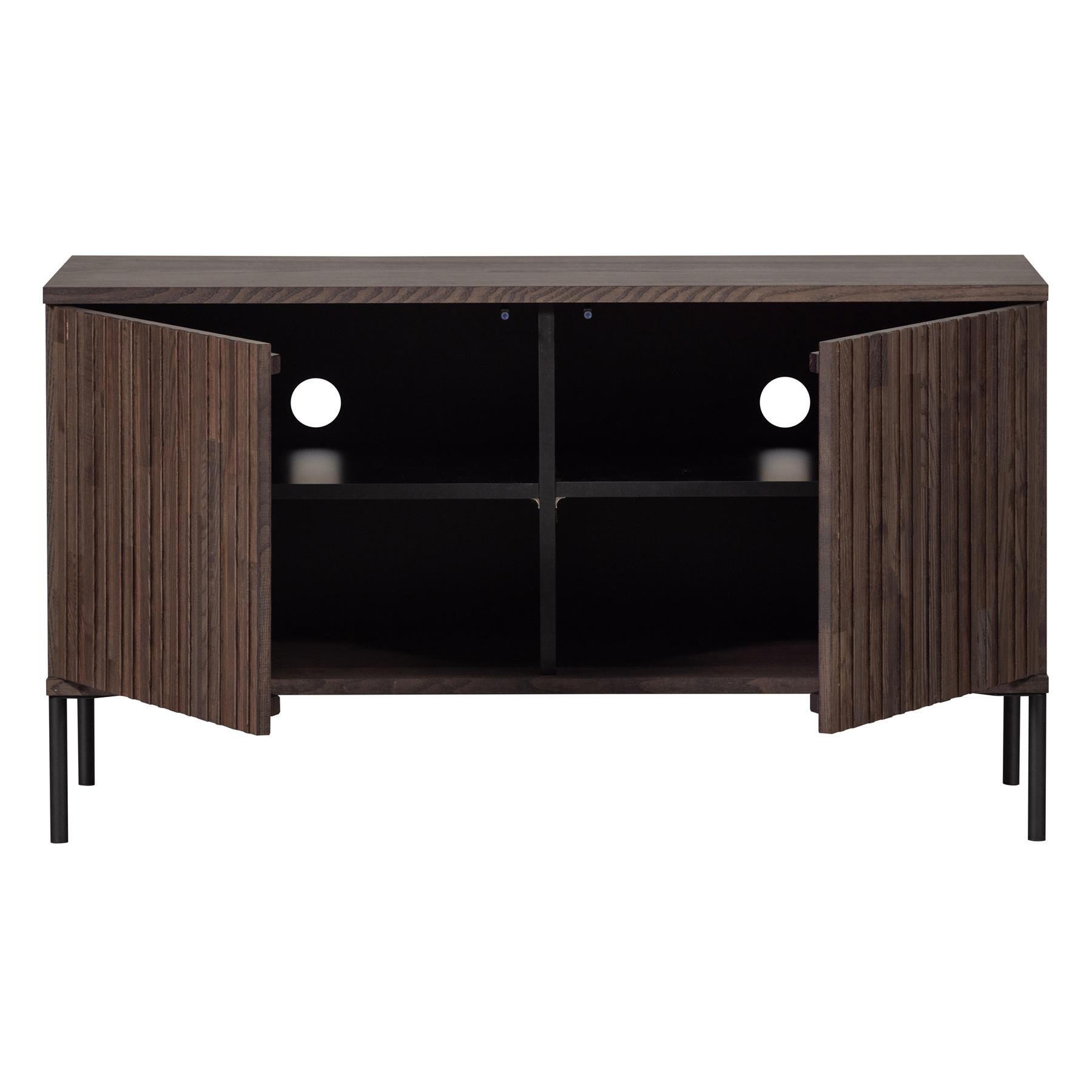 WOOOD Exclusive New Gravure Tv-meubel B 100 cm - Essen - Espresso