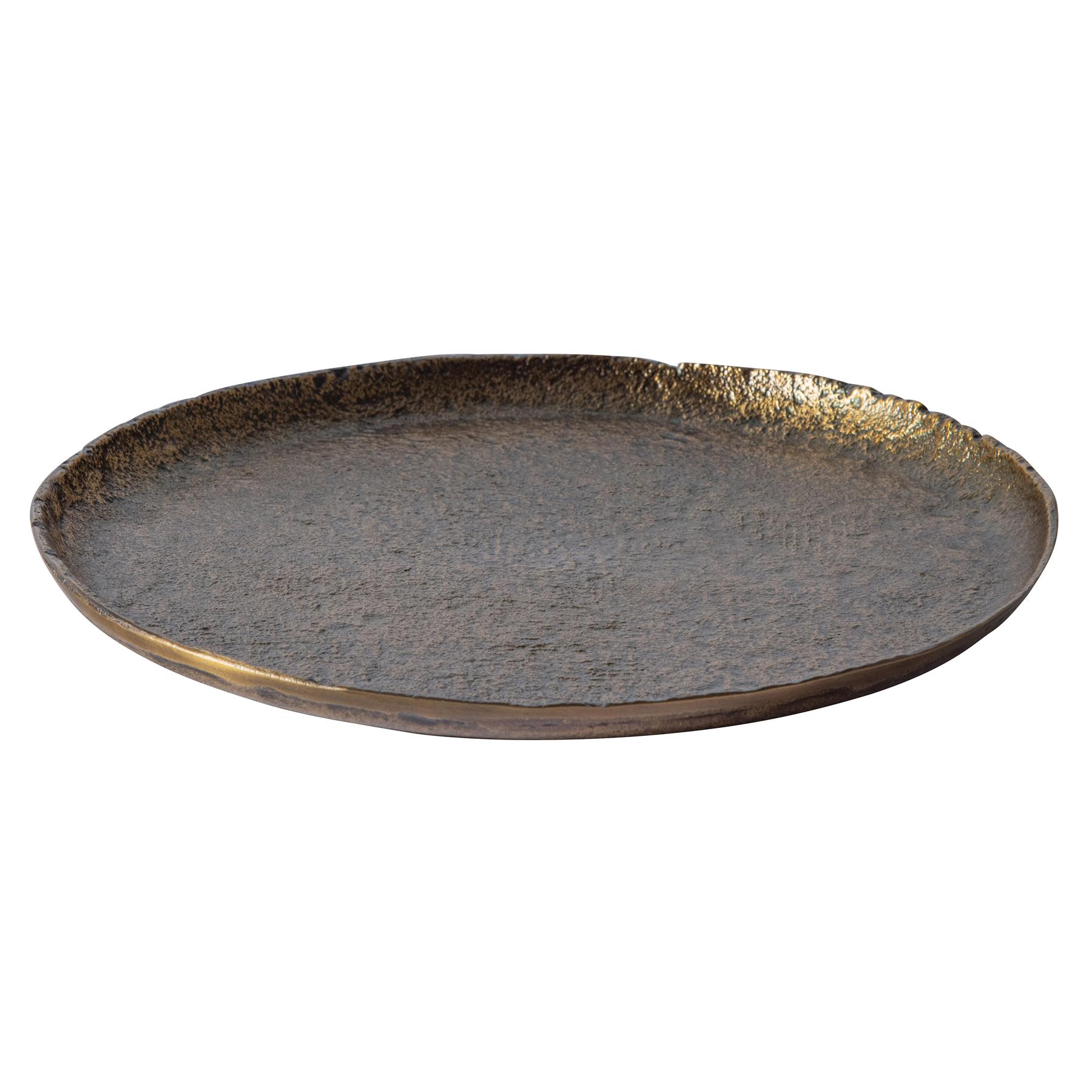 BePureHome Serving Plate Dienblad - Metaal - Antique Brass - Set van 2