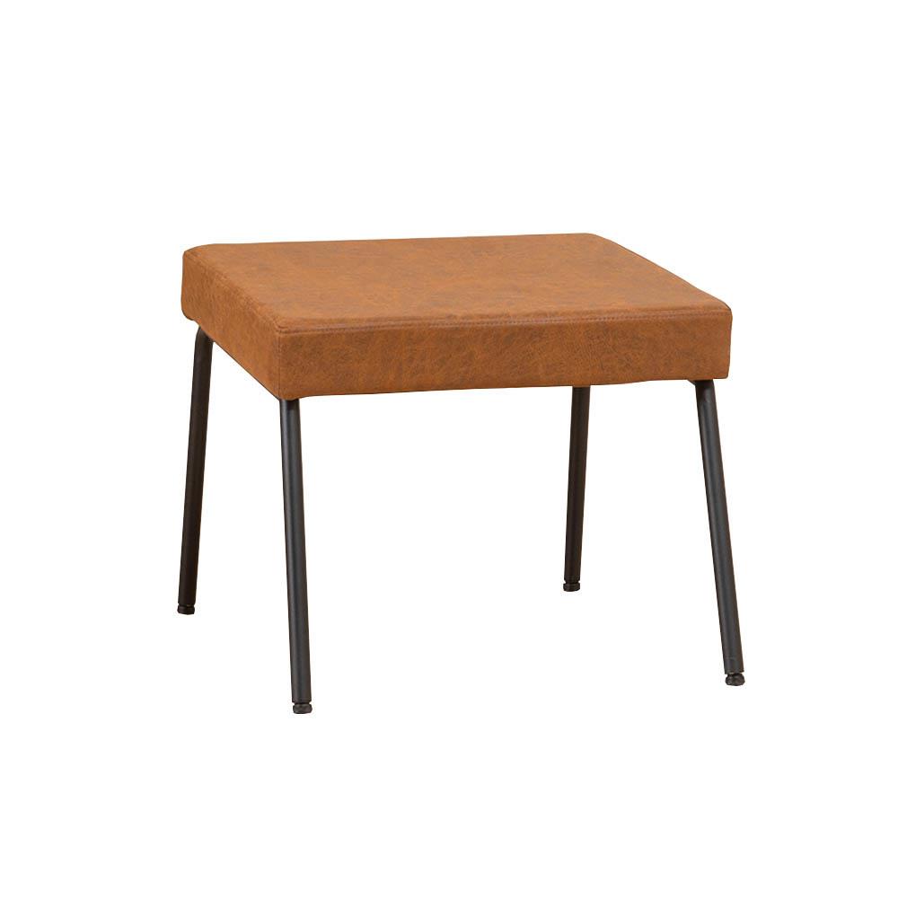 Bronx71 Hocker Espen cognac eco-leer