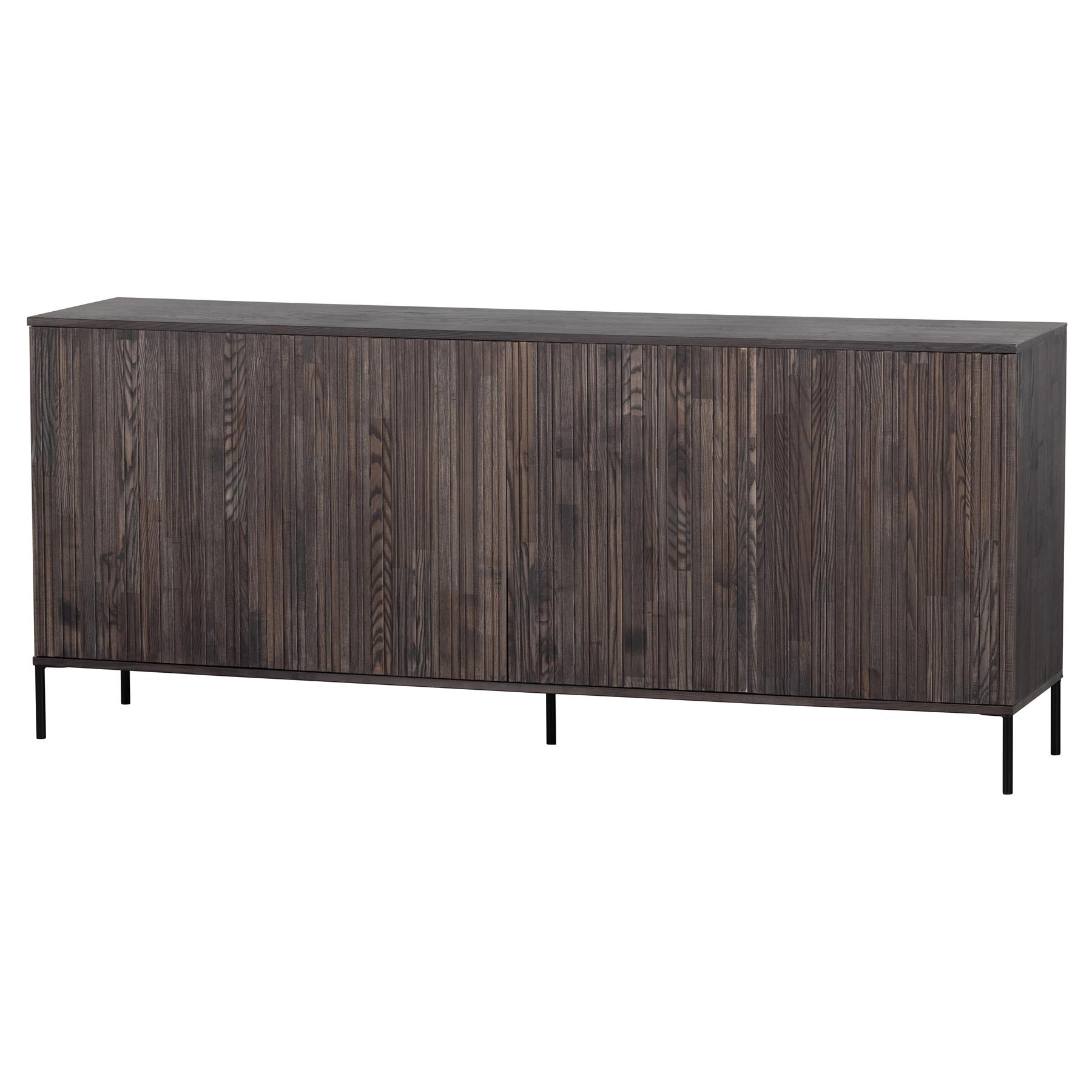 WOOOD Exclusive New Gravure Dressoir B 200 cm - Essen - Espresso