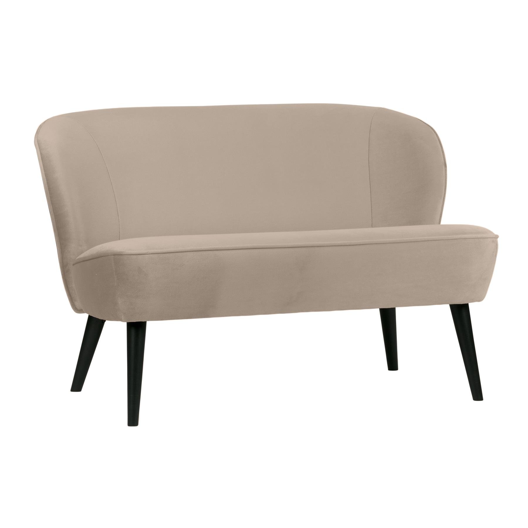 WOOOD Sara Bankje - Velvet - Khaki - 73x110x72