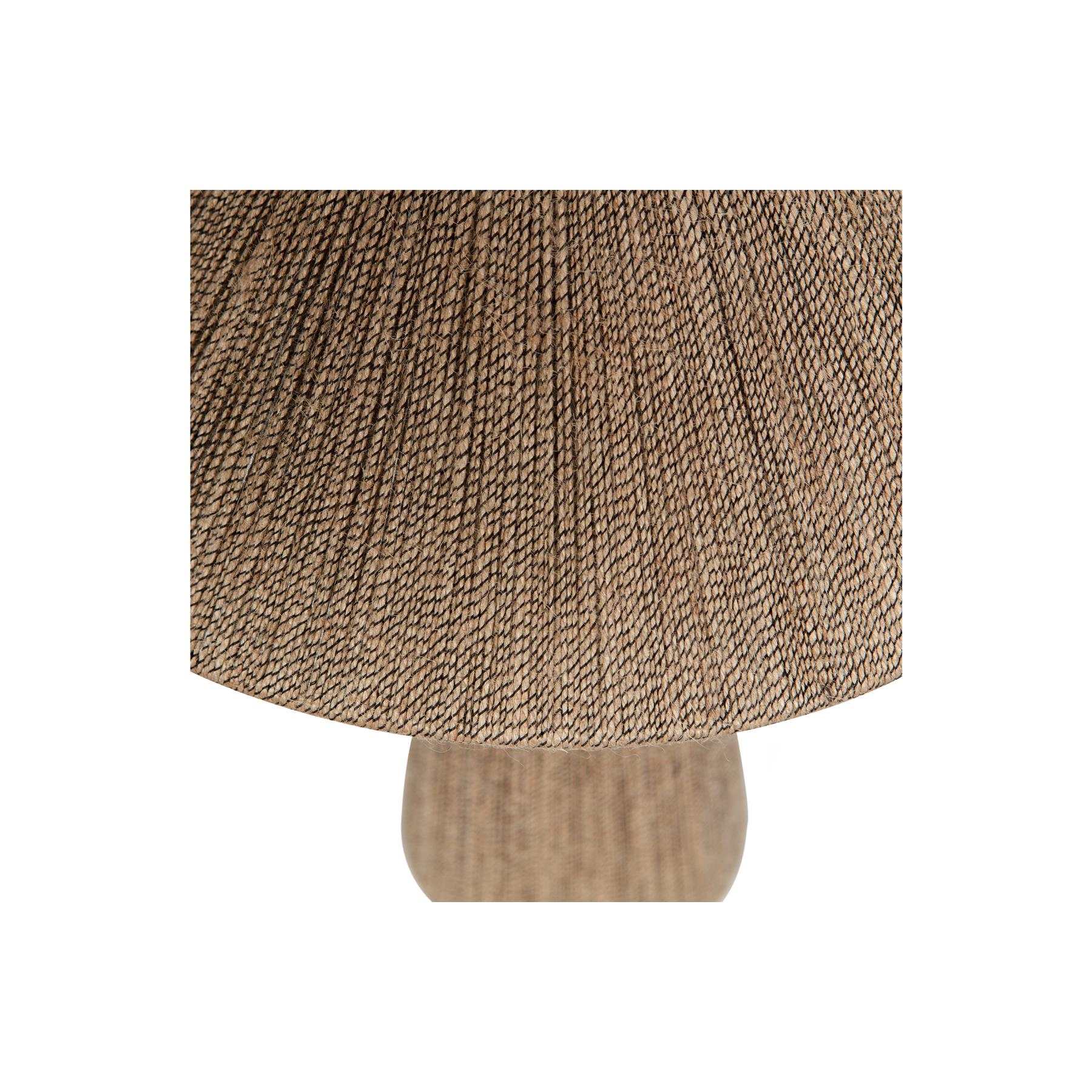 WOOOD Pepe Tafellamp - Touw - Naturel - 46x38x38
