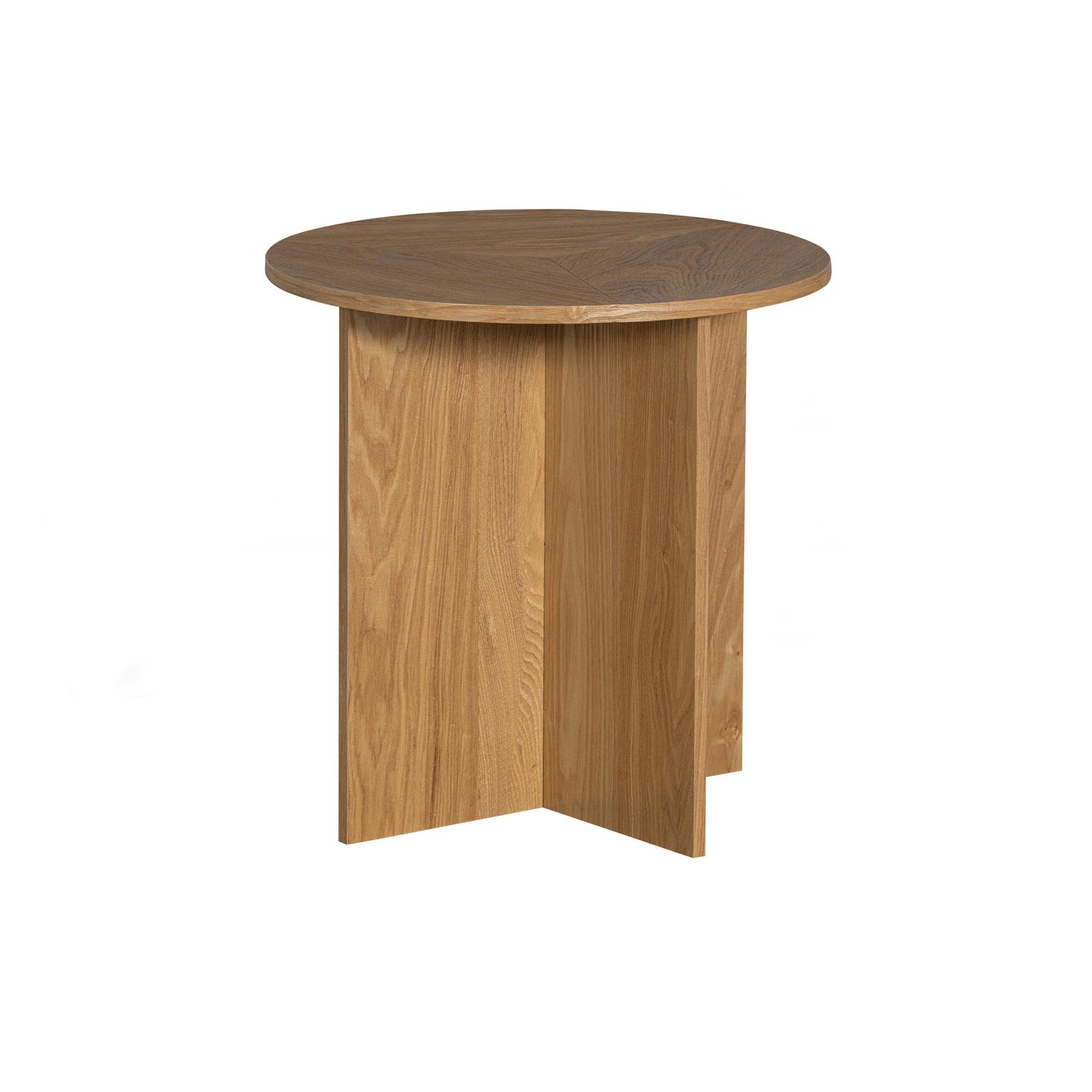 WOOOD Lina Bijzettafels - Hout - Naturel - 45x45x45|35x35x35