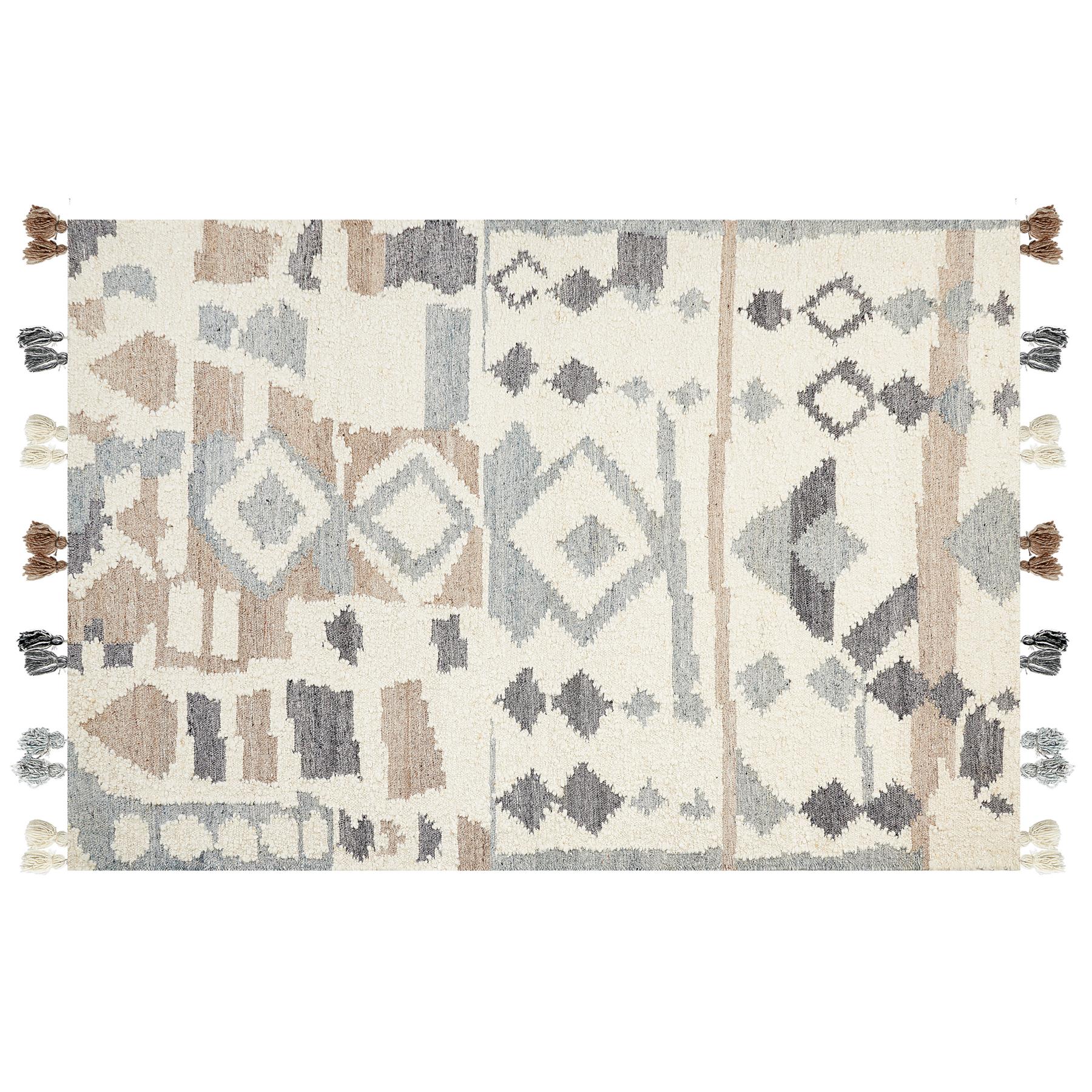 Beliani - MRGAVET - Kelim vloerkleed - Multicolor - 160 x 230 cm - Wol