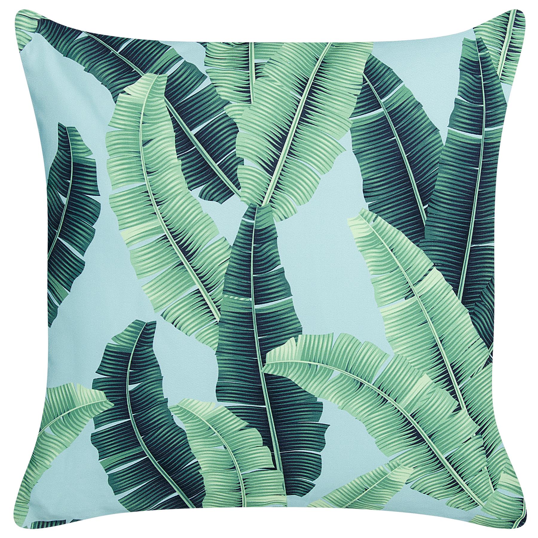 Beliani - BOISSANO - Sierkussen set van 2 - Groen - Polyester